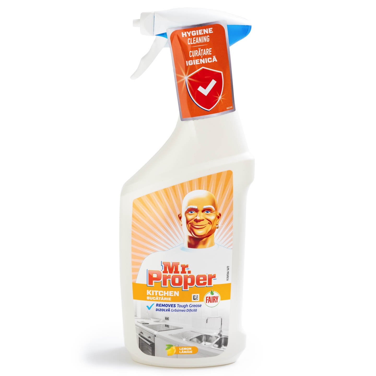 Detergent spray universal igienizant suprafețe din bucătărie / baie  Mr. Proper 750ml