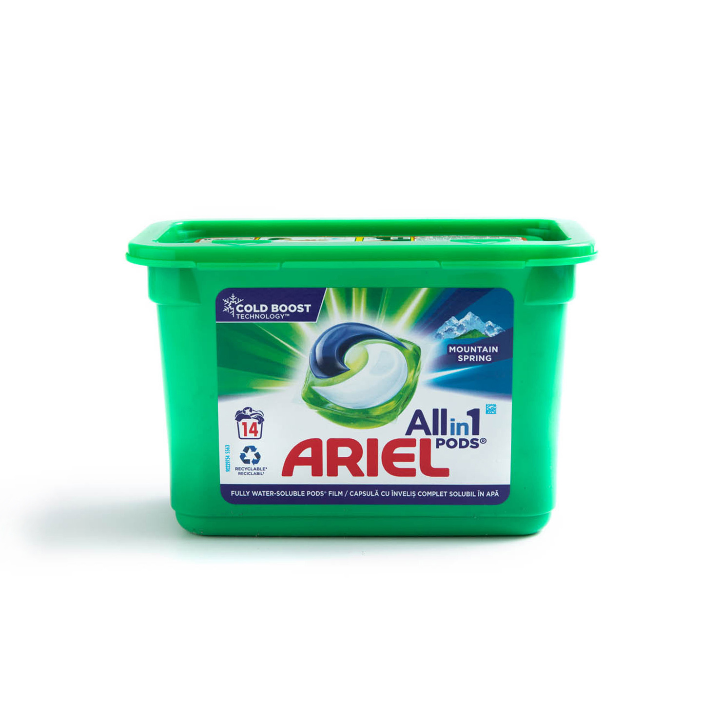 Detergent automat capsule Ariel 12 bucăți / 14 bucăți