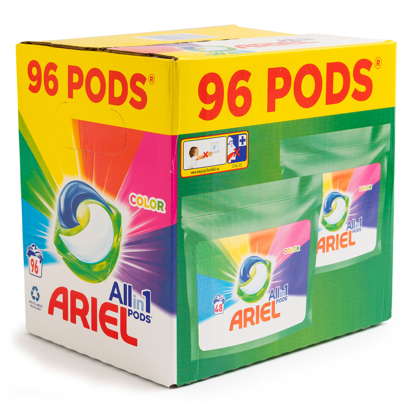 Detergent automat capsule Ariel 96 bucăți