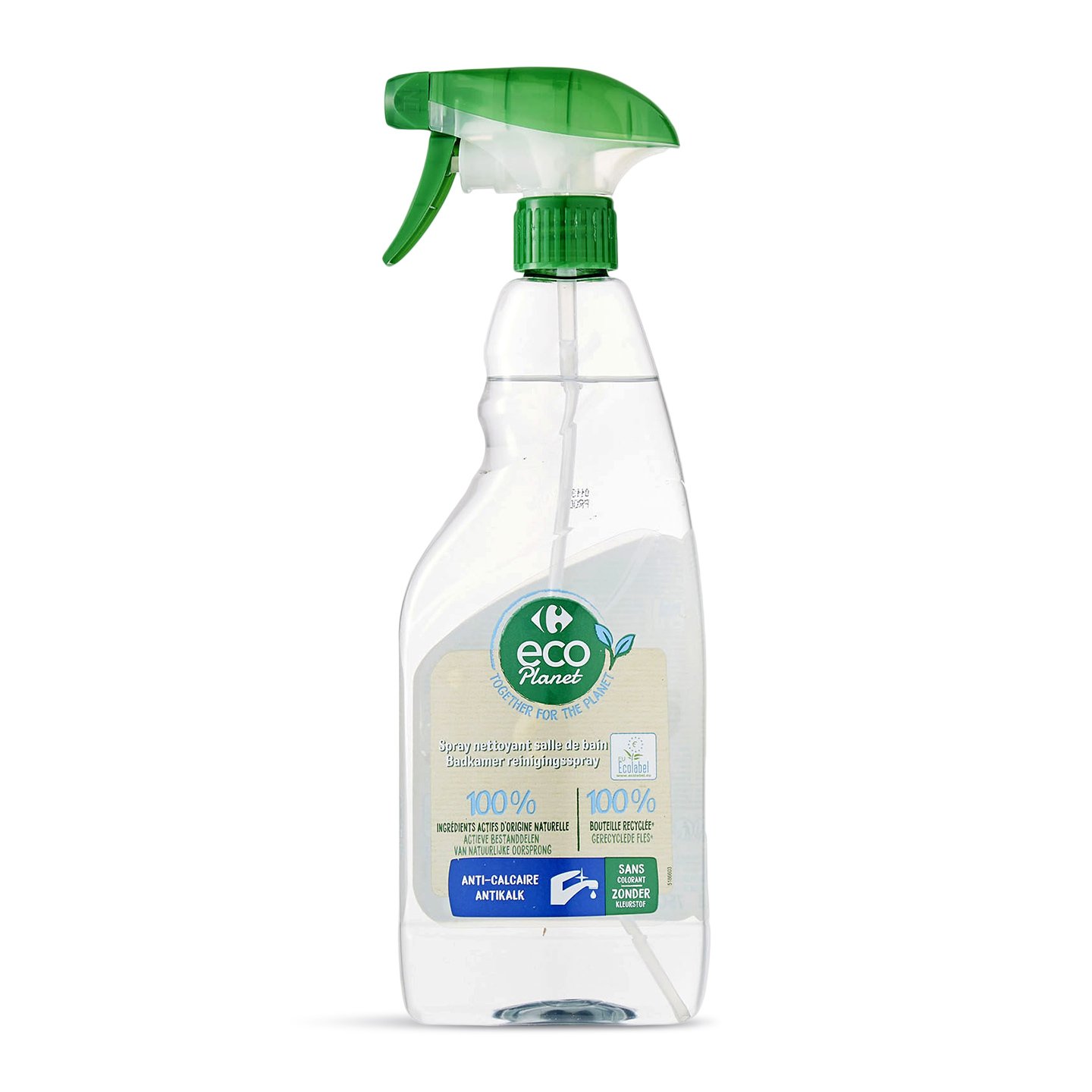 Spray anticalcar pentru baie Carrefour Eco Planet 750ml