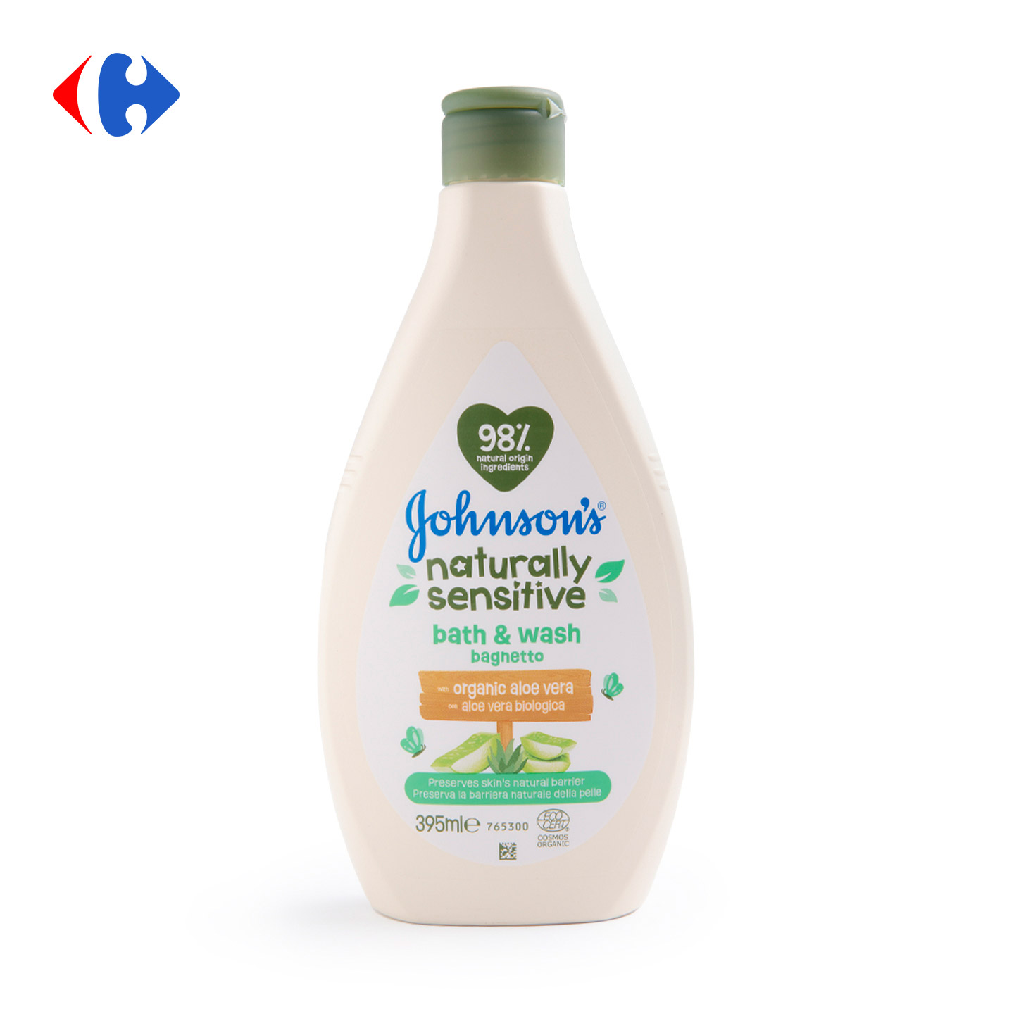 Șampon și gel de duș Natually Sensitive, Johnson's Baby 395ml