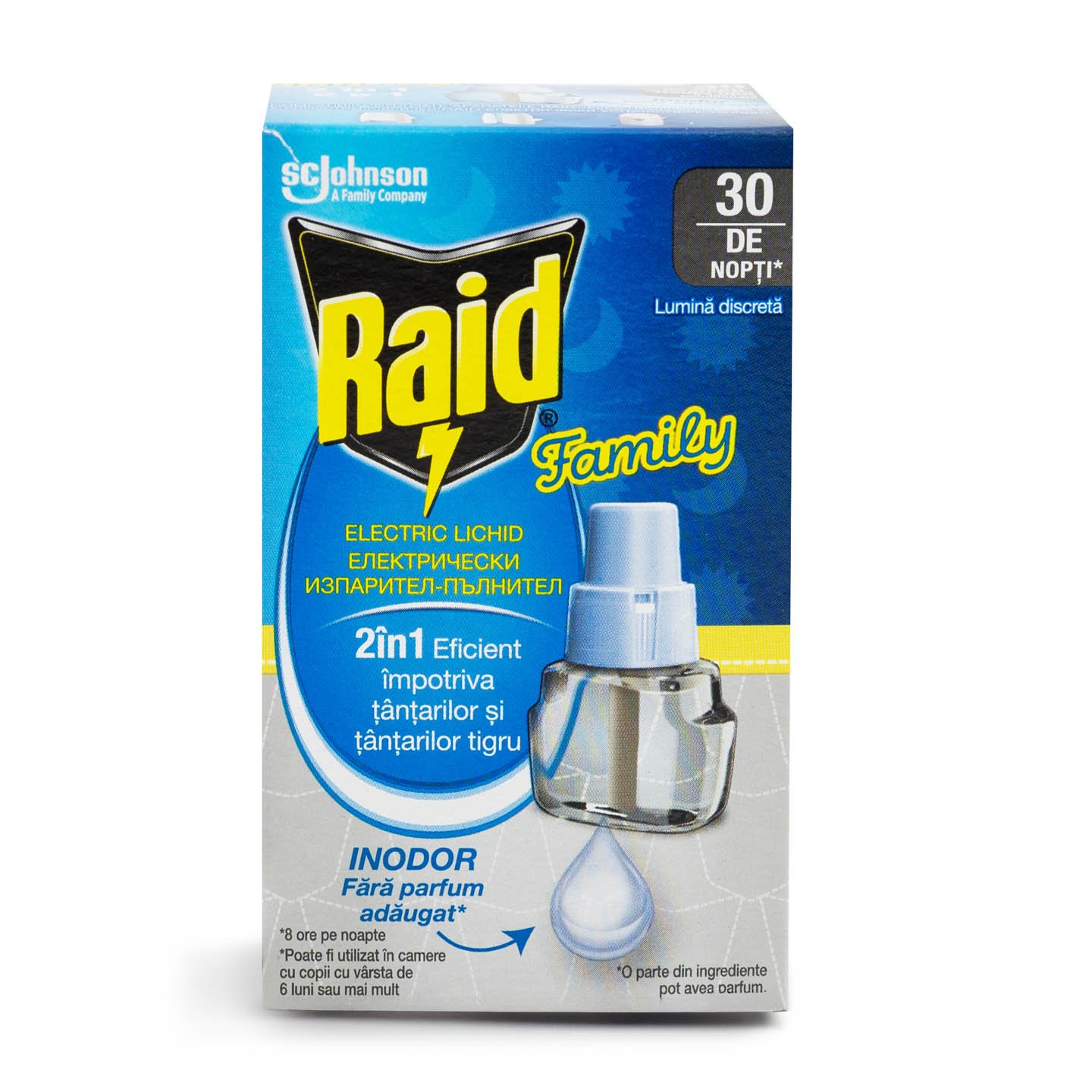 Raid Liquid Electric rezerva Family 30N 21ml/12 RO