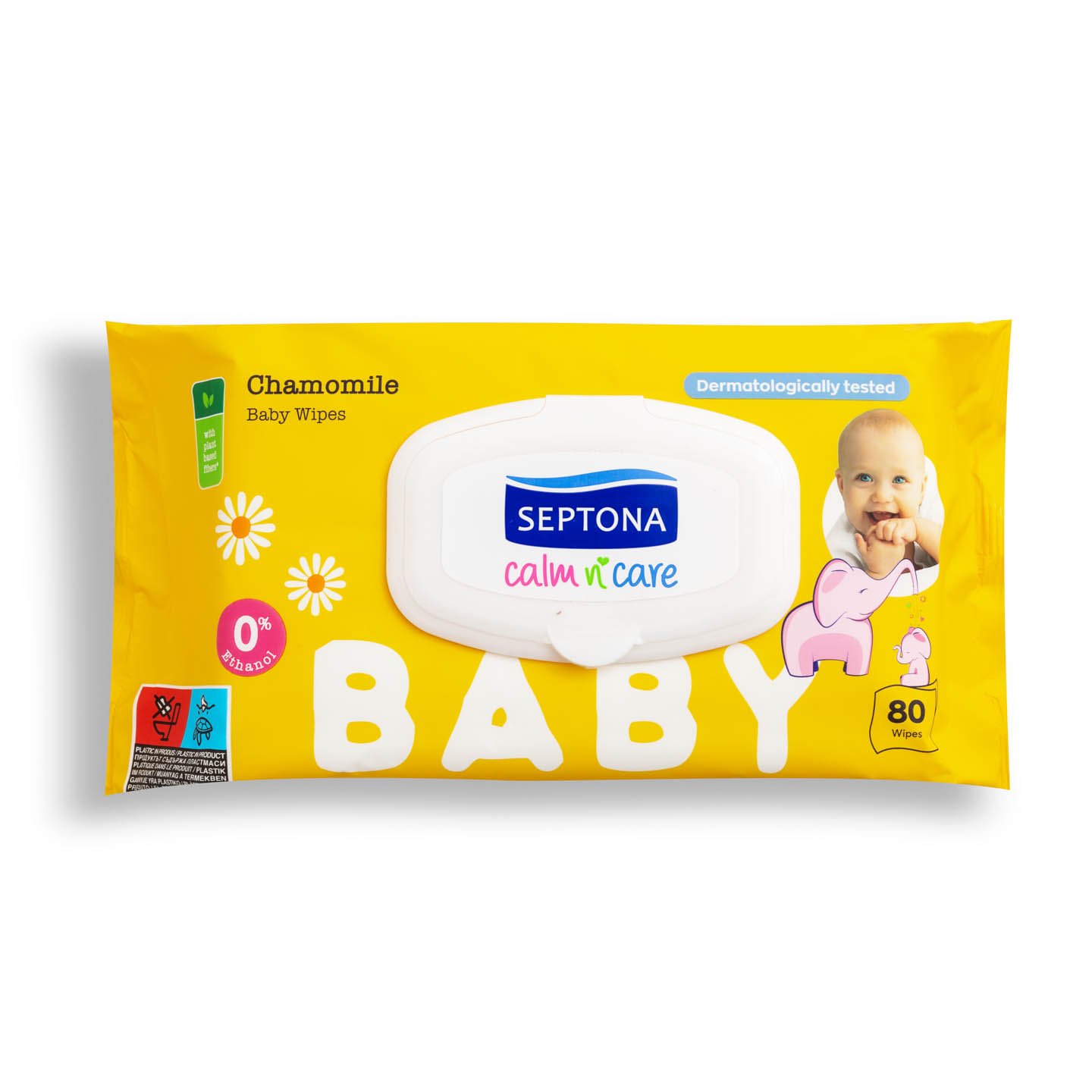 Șervețele umede mușețel Septona 80 bucăți