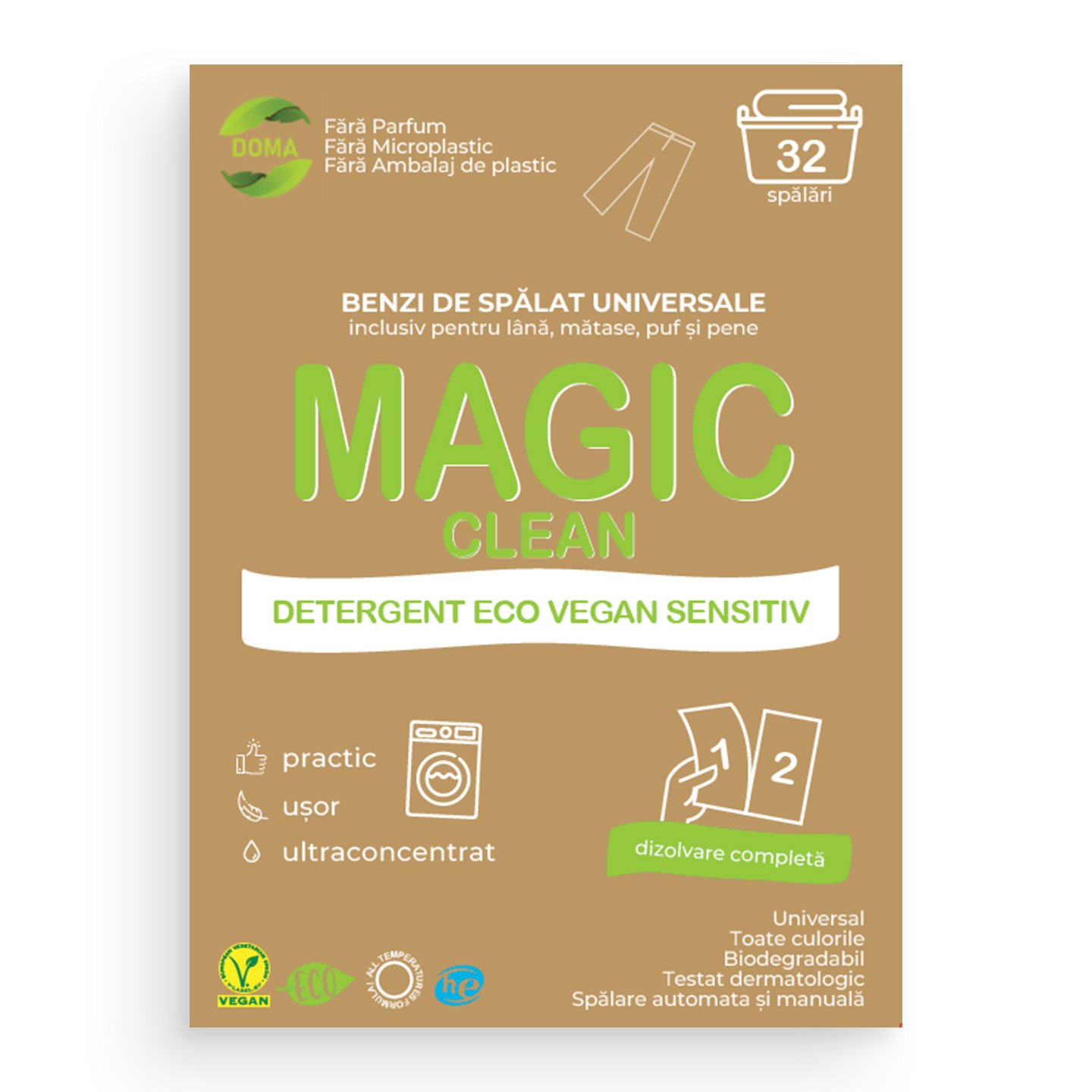 Detergent bandă Magic Clean 32 bucăți