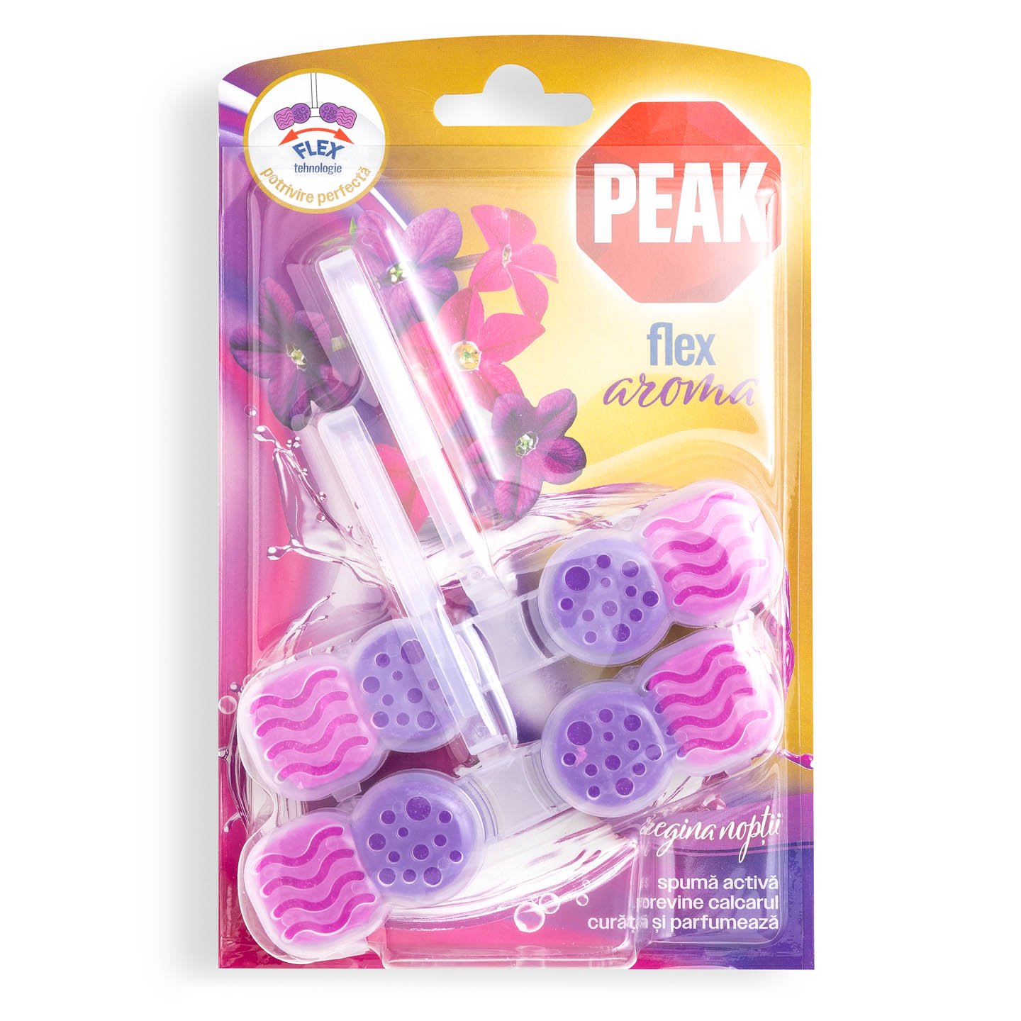 Odorizant pentru vasul de toaletă Magnolie / Iasomie / Regina nopții Peak 2x48g