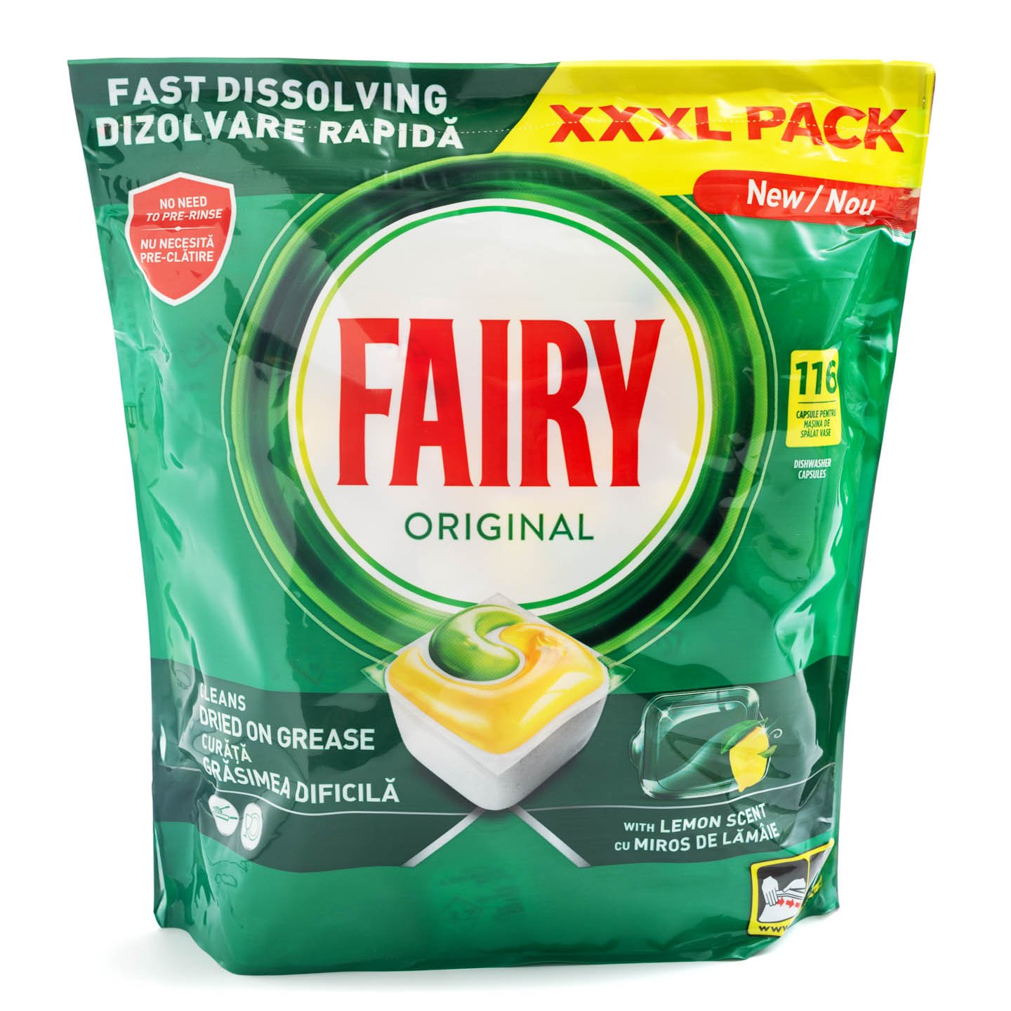 Detergent automat pentru mașina de spălat vase Fairy 116 bucăți