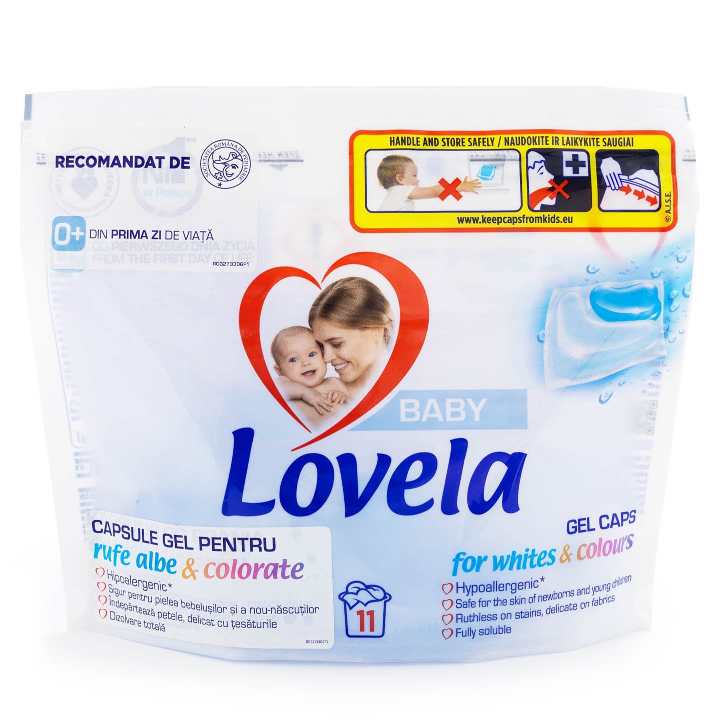Detergent automat capsule Lovela 11 bucăți