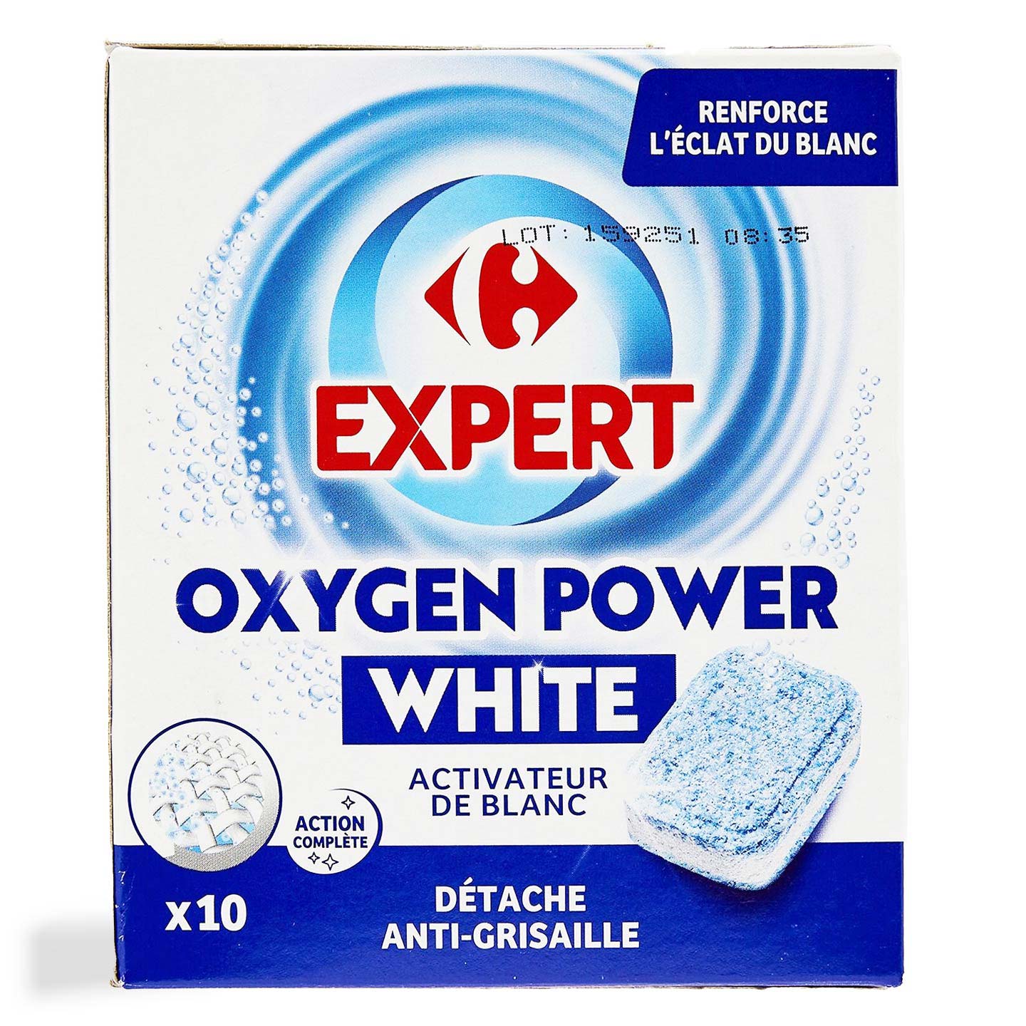 Tablete de albire pentru rufe Carrefour Expert 10 bucăți