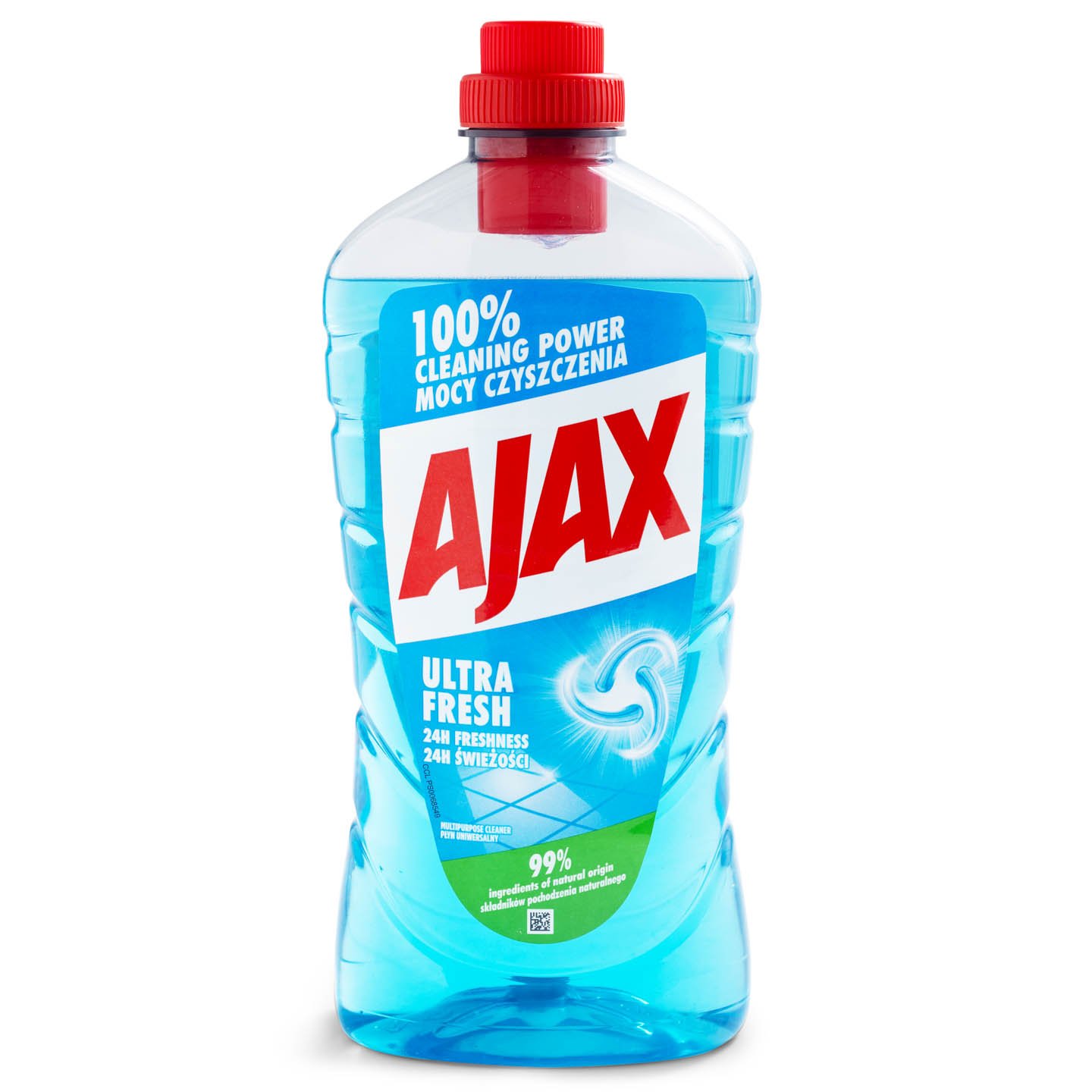 Detergent pentru pardoseli și alte suprafețe lavabile Ultra Fresh / Lavandă Ajax 1L