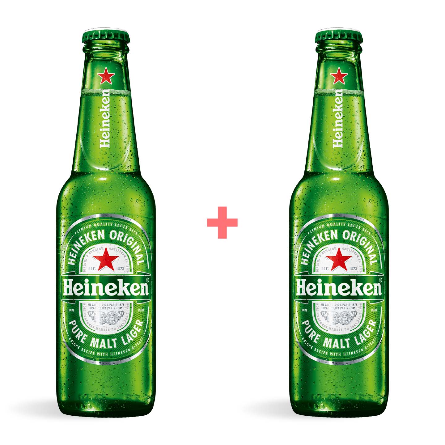 Bere blondă Heineken 0.33 L