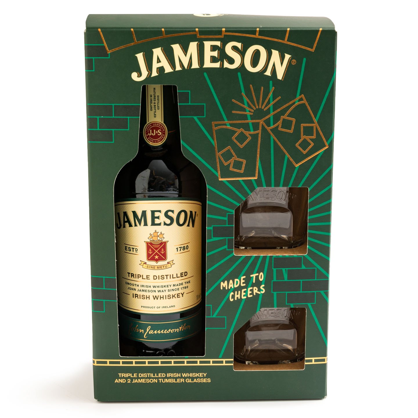 Whisky Jameson 0.7L + 2 pahare