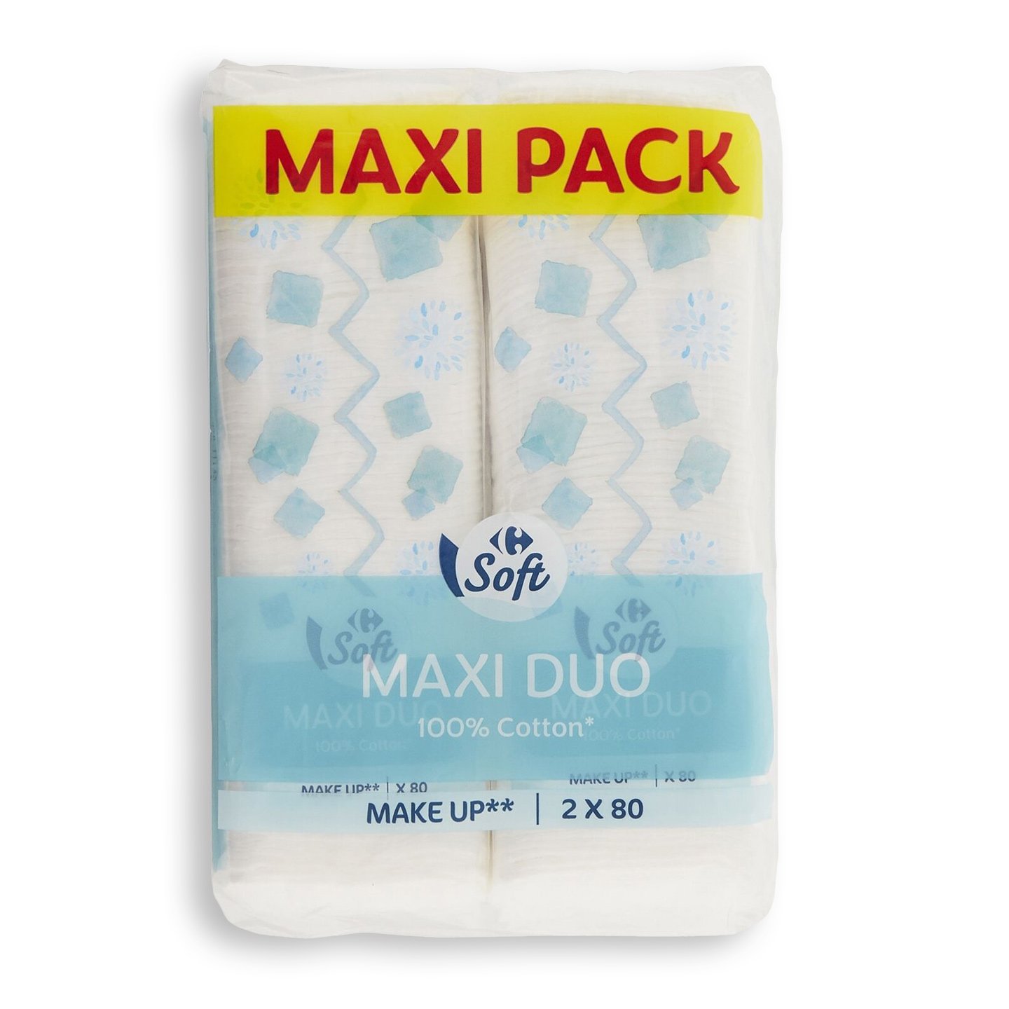 Dischete demachiante Maxi Carrefour 2x80buc