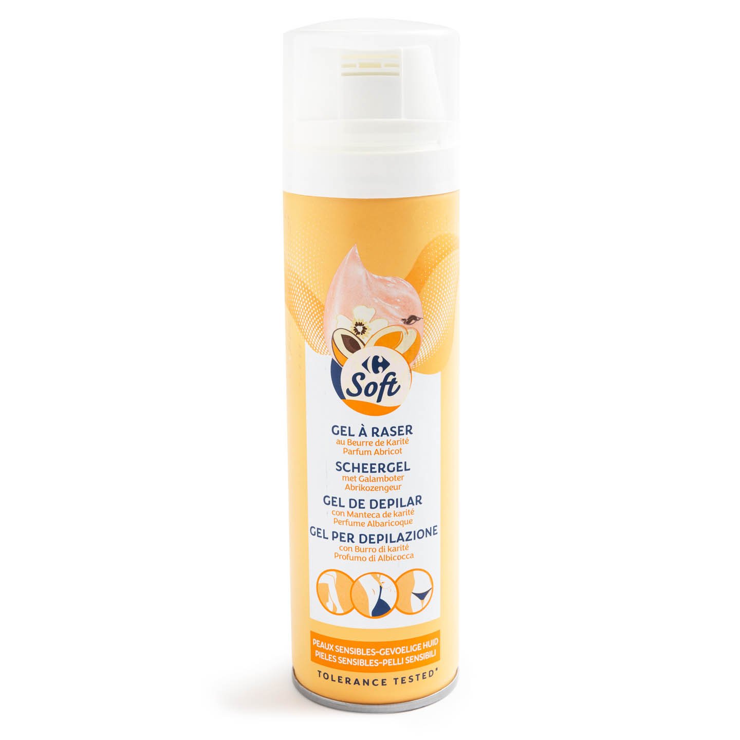 Gel de ras Carrefour Soft 200ml