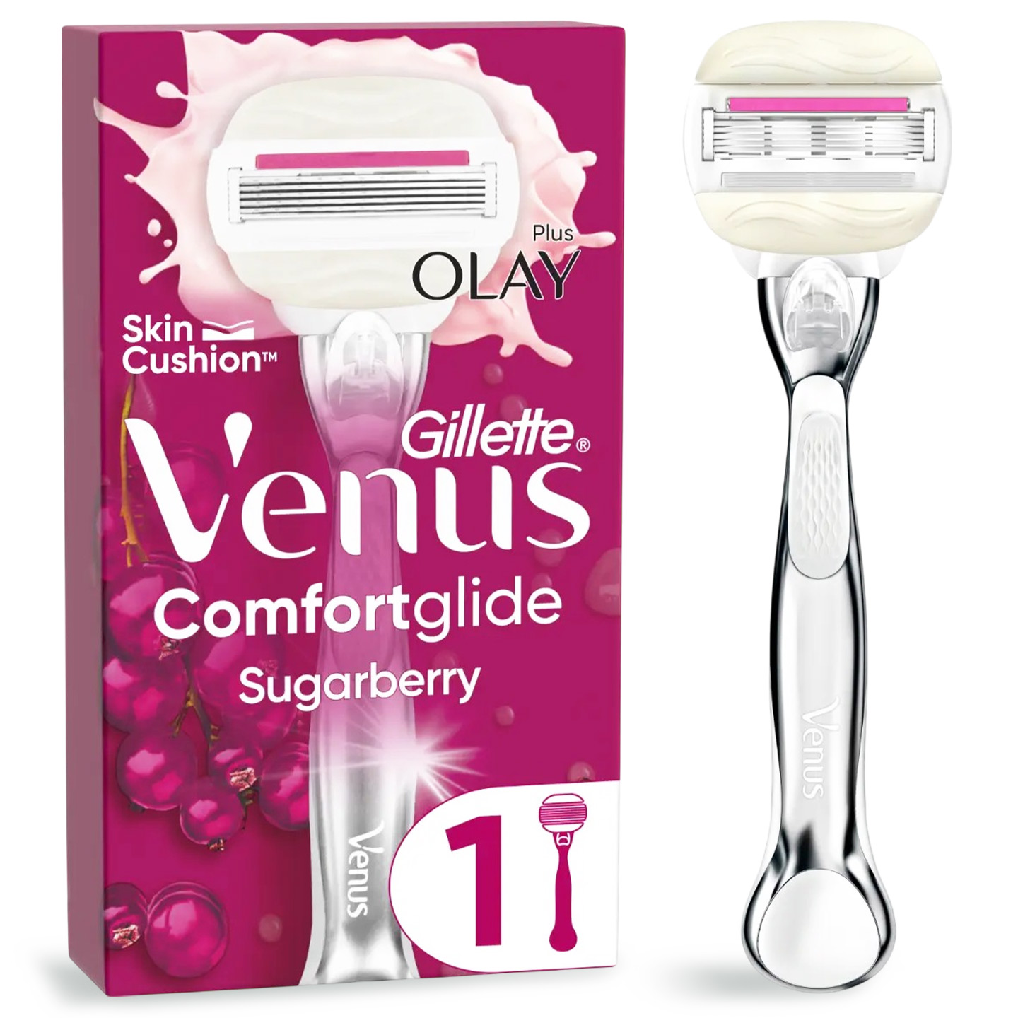 Aparat de ras pentru femei Gillette Venus Comfortglide Sugarberry