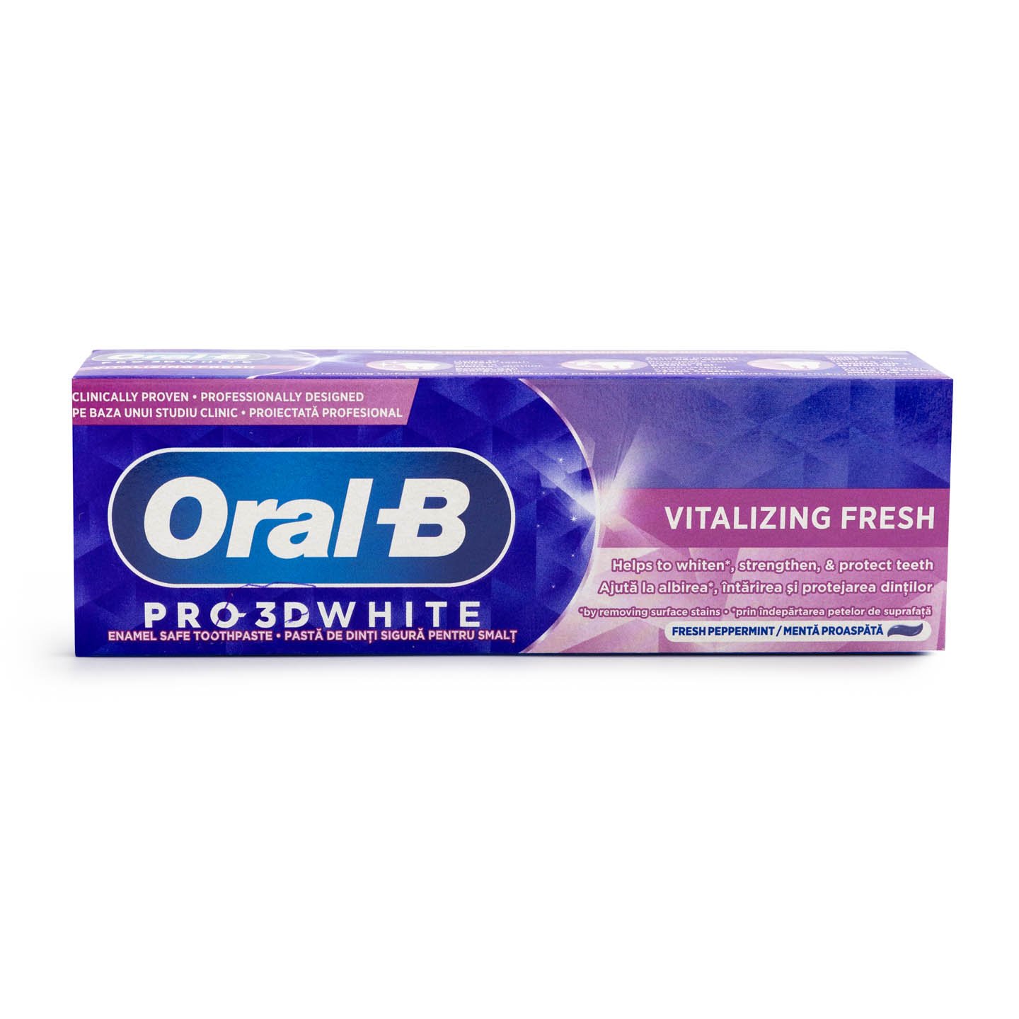 Pastă de dinți Oral-B Pro 3D White Vitalizing Fresh, 75ml
