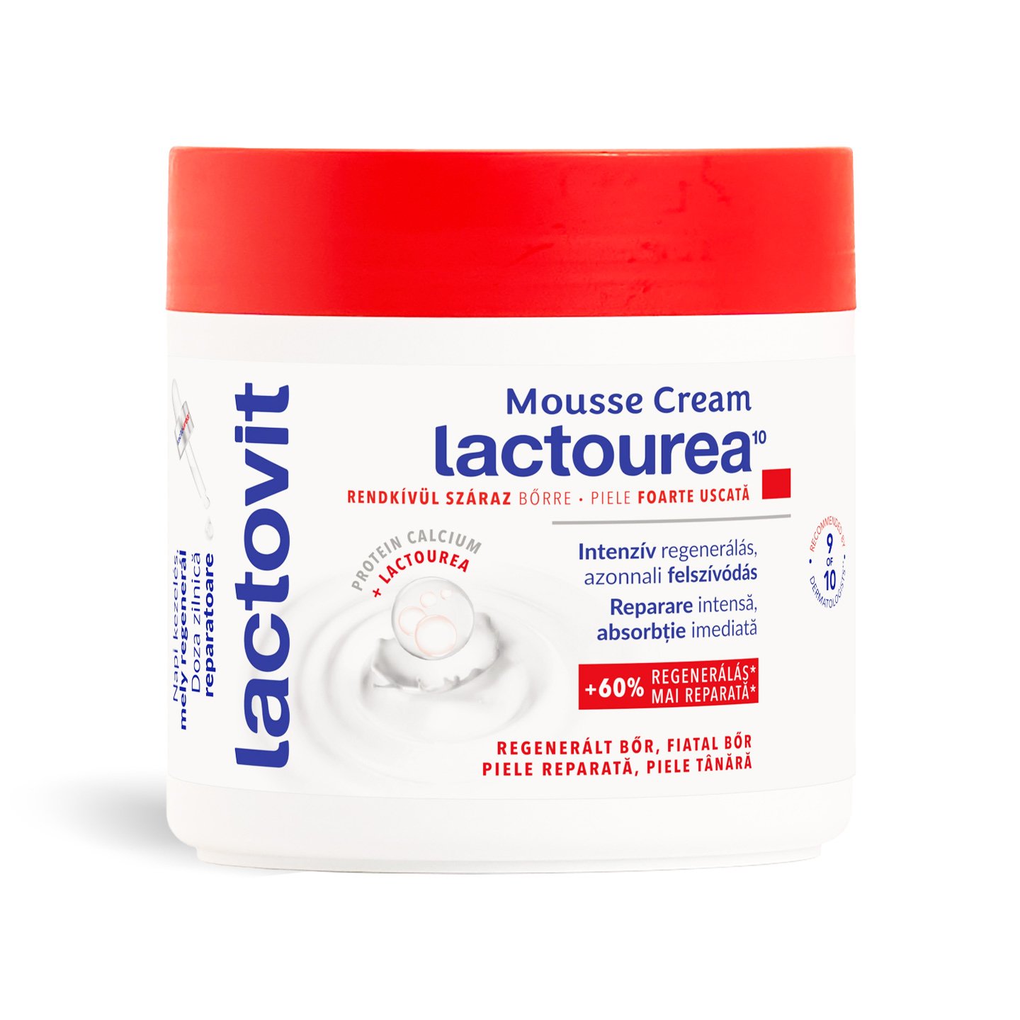 Cremă mousse Lactourea Lactovit 400ml