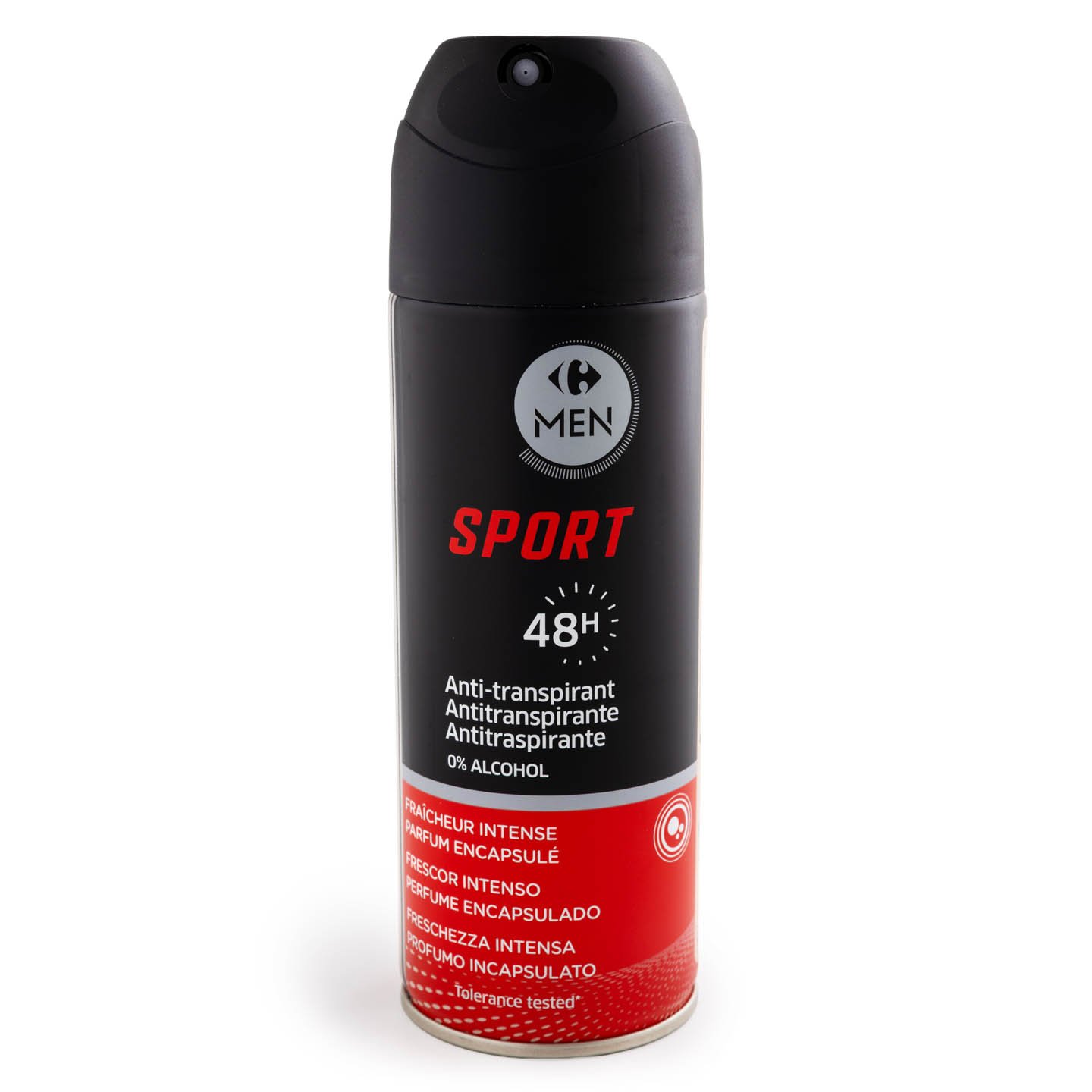 Antiperspirant spray Sport 48h Carrefour Men, 200ml