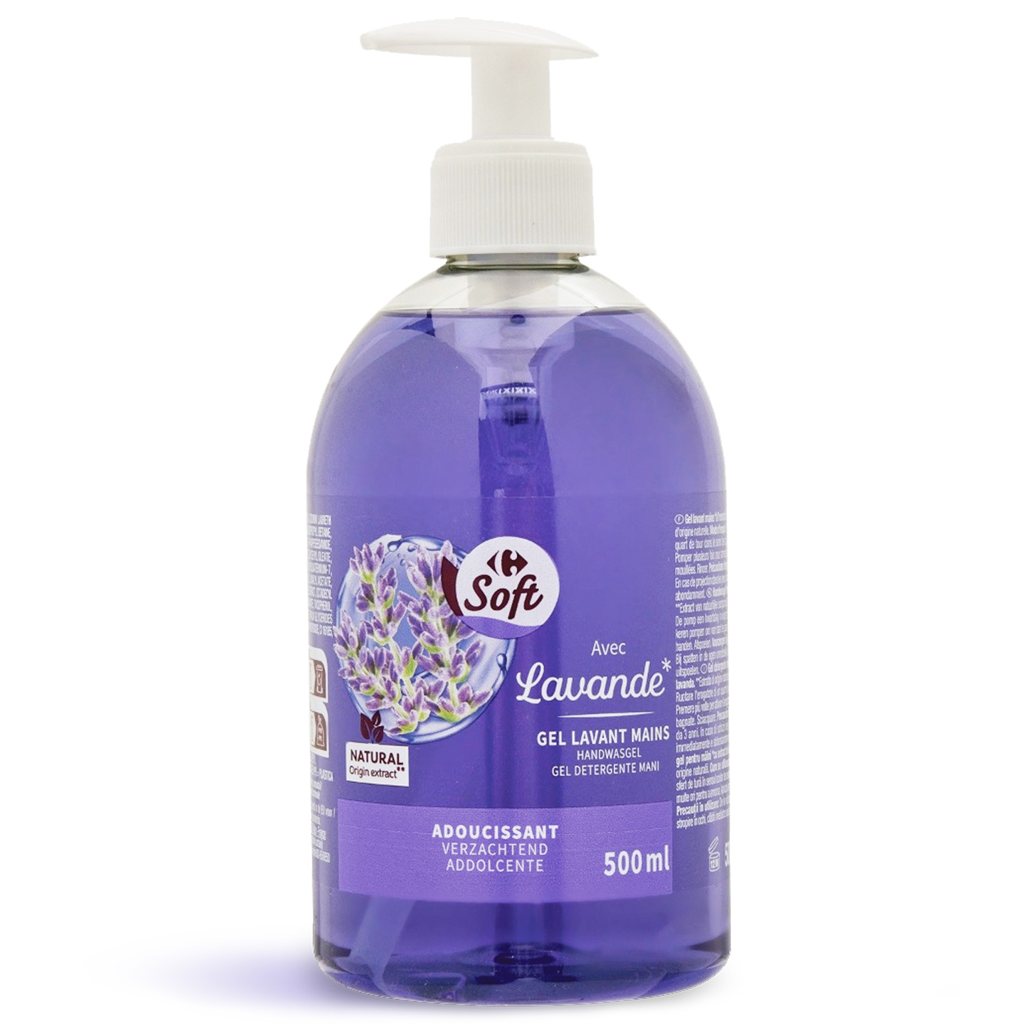 Săpun lichid Carrefour Soft, 500ml, diverse sortimente