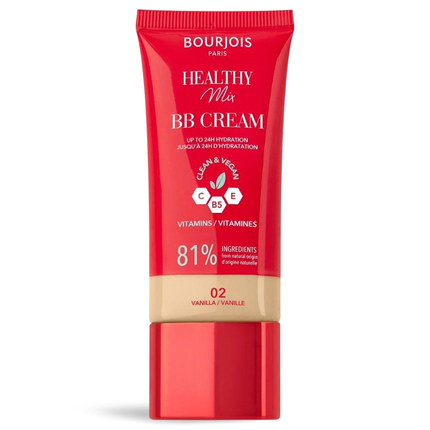 BB Cream Healthy Mix, 01 Ivory / 02 Vanilla, Bourjois, 30 ml