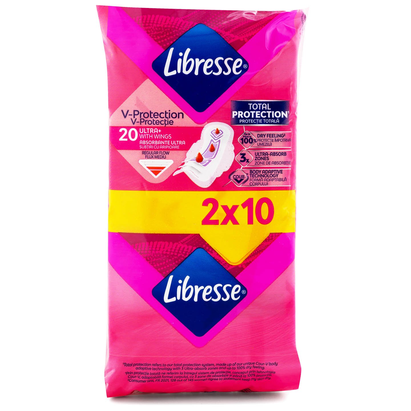 Tampoane Ultra Normal Duo / Ultra Long Duo / Natural Care Normal Duo  Libresse 20 bucăți / 16 bucăți