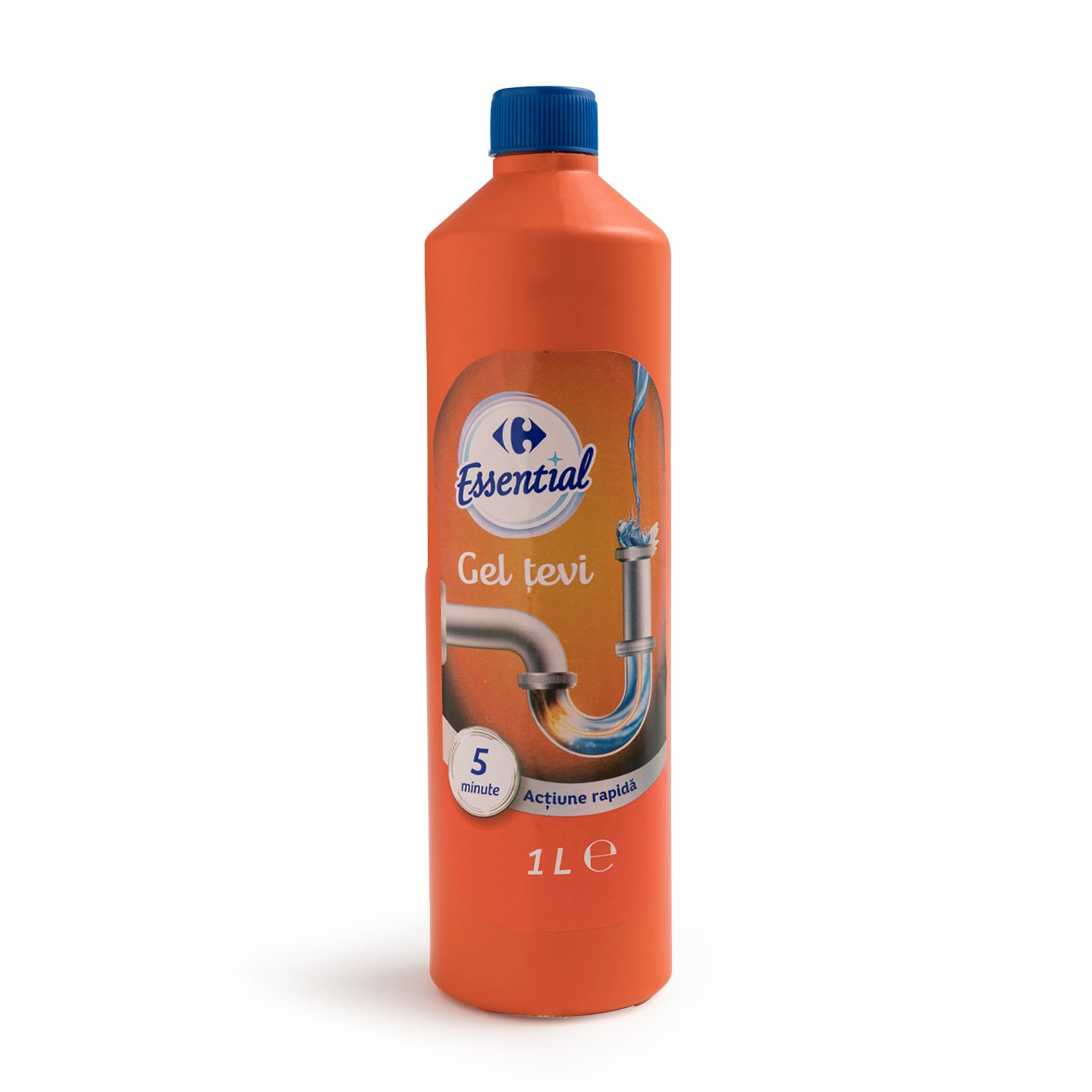 Gel pentru desfundarea țevilor Carrefour Essential 1L