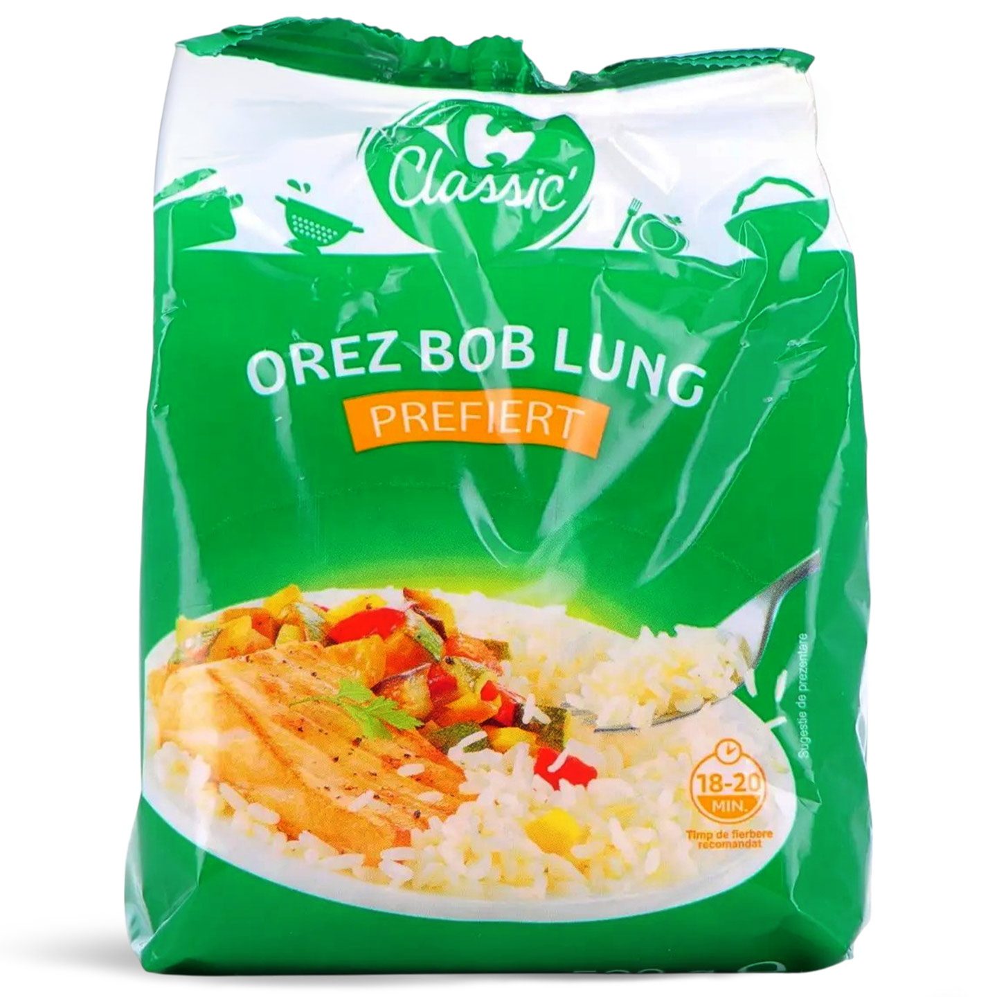 Orez cu bob lung, prefiert Carrefour Classic 500g