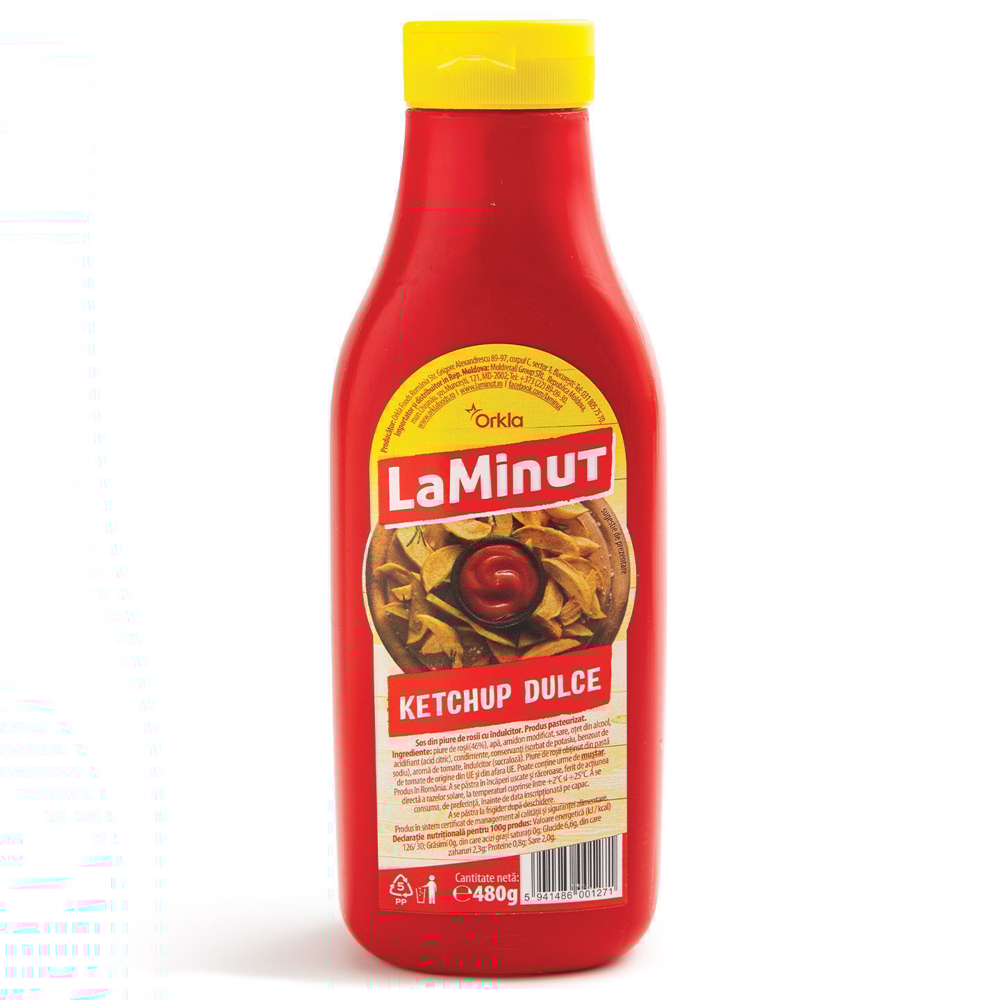 Ketchup dulce / picant La Minut 480g
