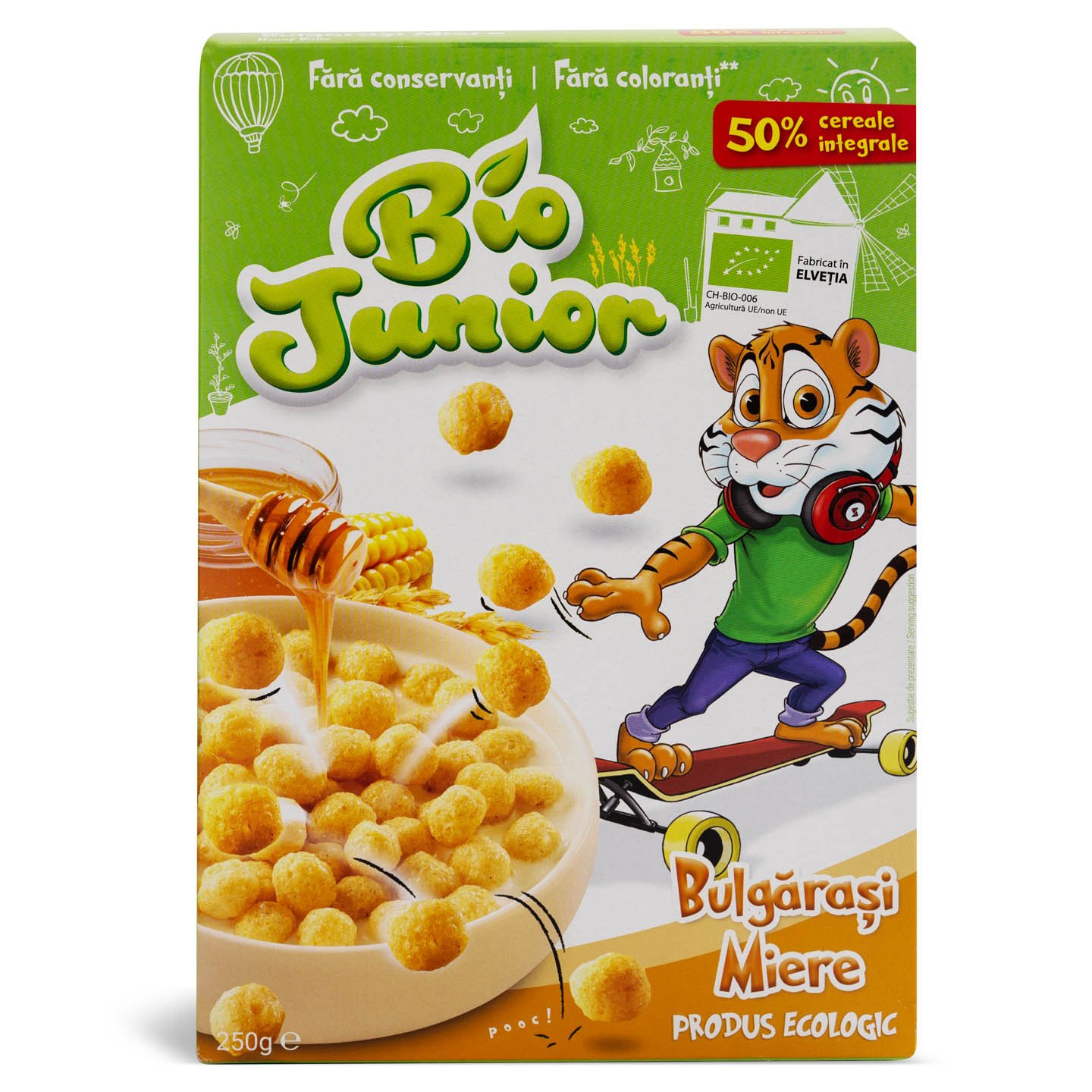 Cereale bulgarași cu miere Bio Junior, 250g