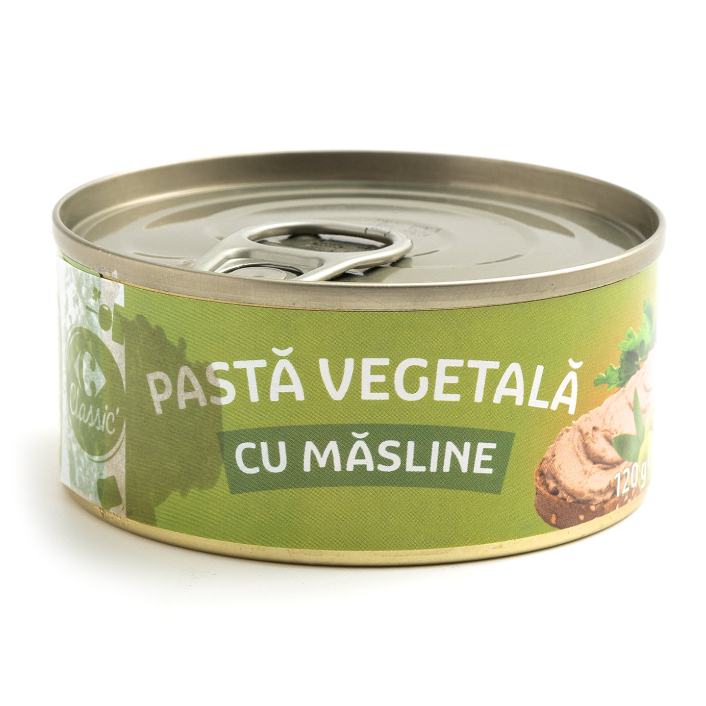 Pastă vegetală cu măsline Carrefour Classic 120g