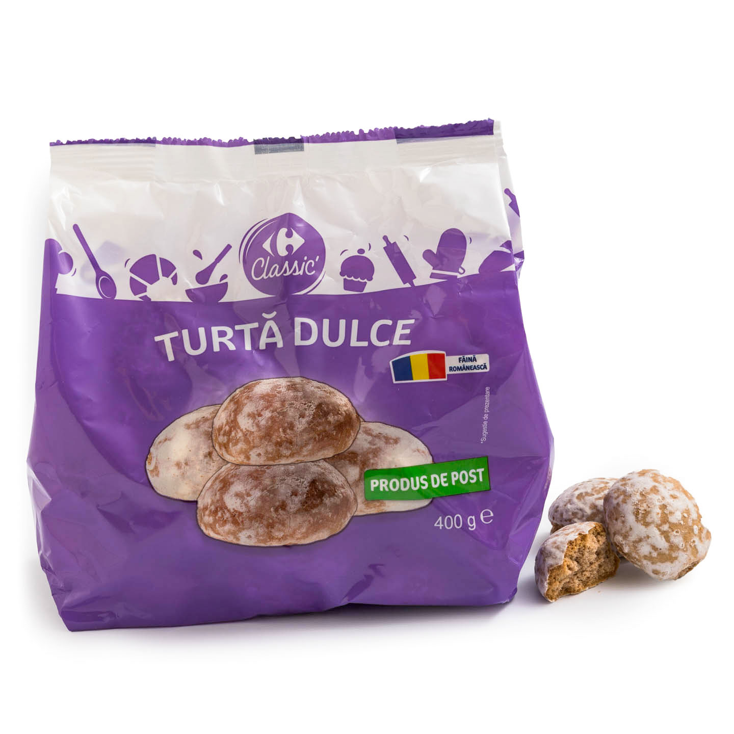 Turtă dulce clasică Carrefour Classic 400g
