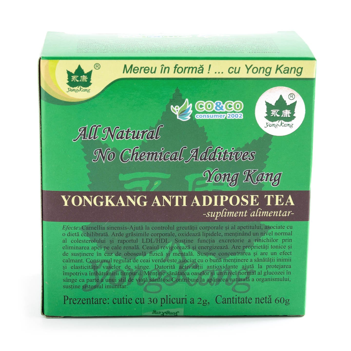 Ceai antiadipos Yong Kang 60g