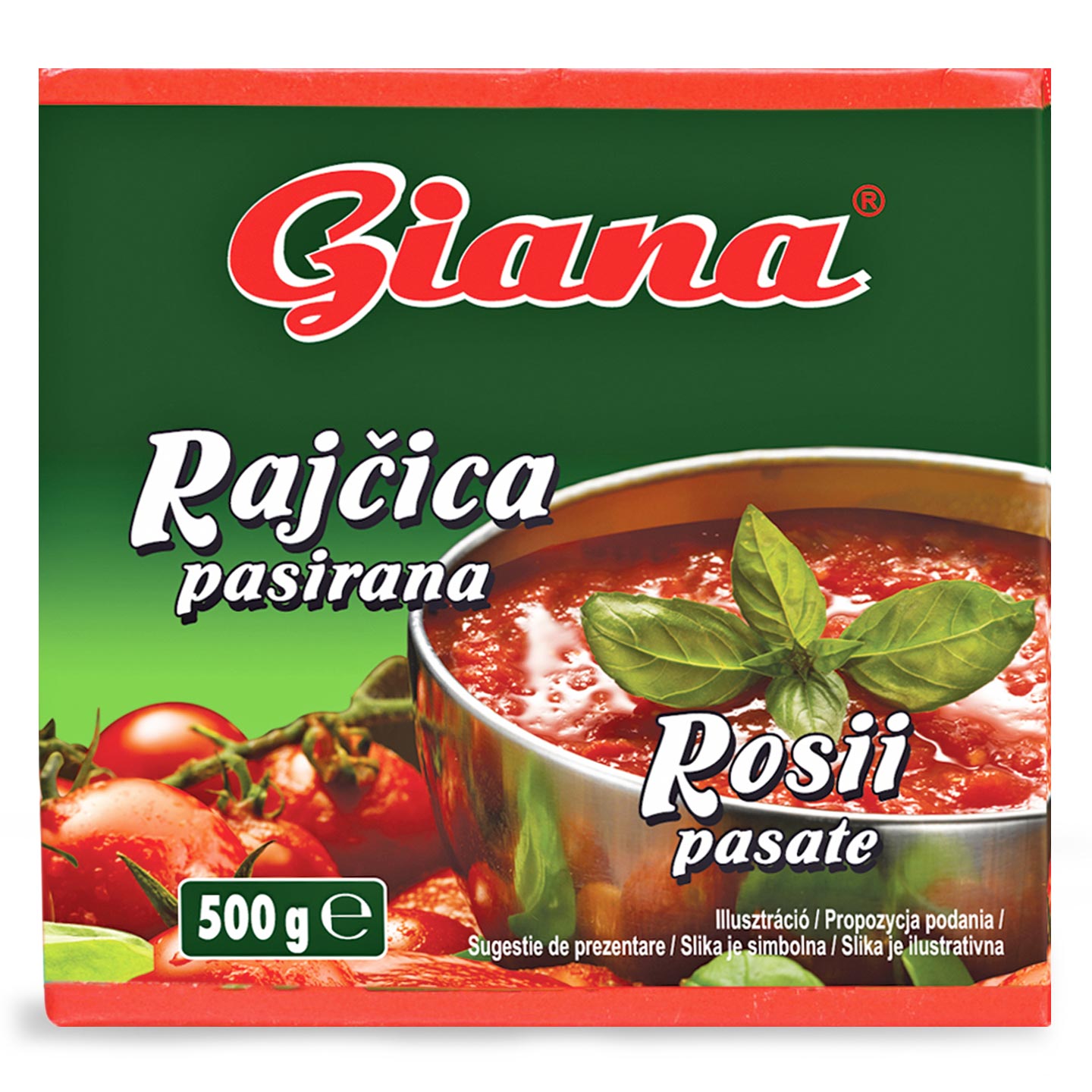 Roșii pasate Giana 500g