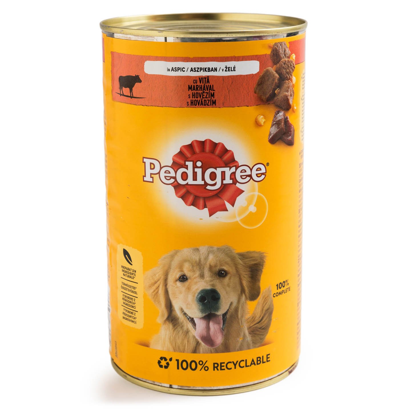 Hrană umedă pentru câini adulți cu vită / pui și morcovi Pedigree 1.2kg
