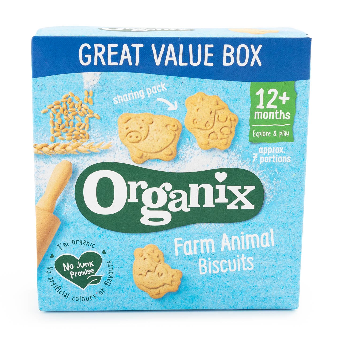 Biscuiți Bio Organix +12 luni, 100g
