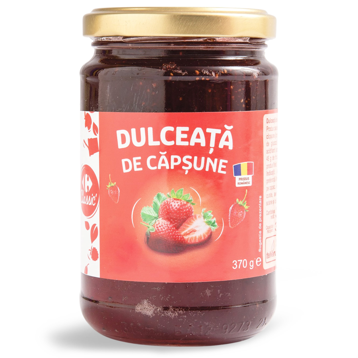Dulceață de căpșune Carrefour Classic 370g