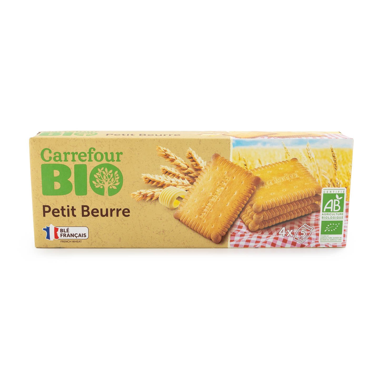 Biscuiți cu unt Carrefour Bio 167g