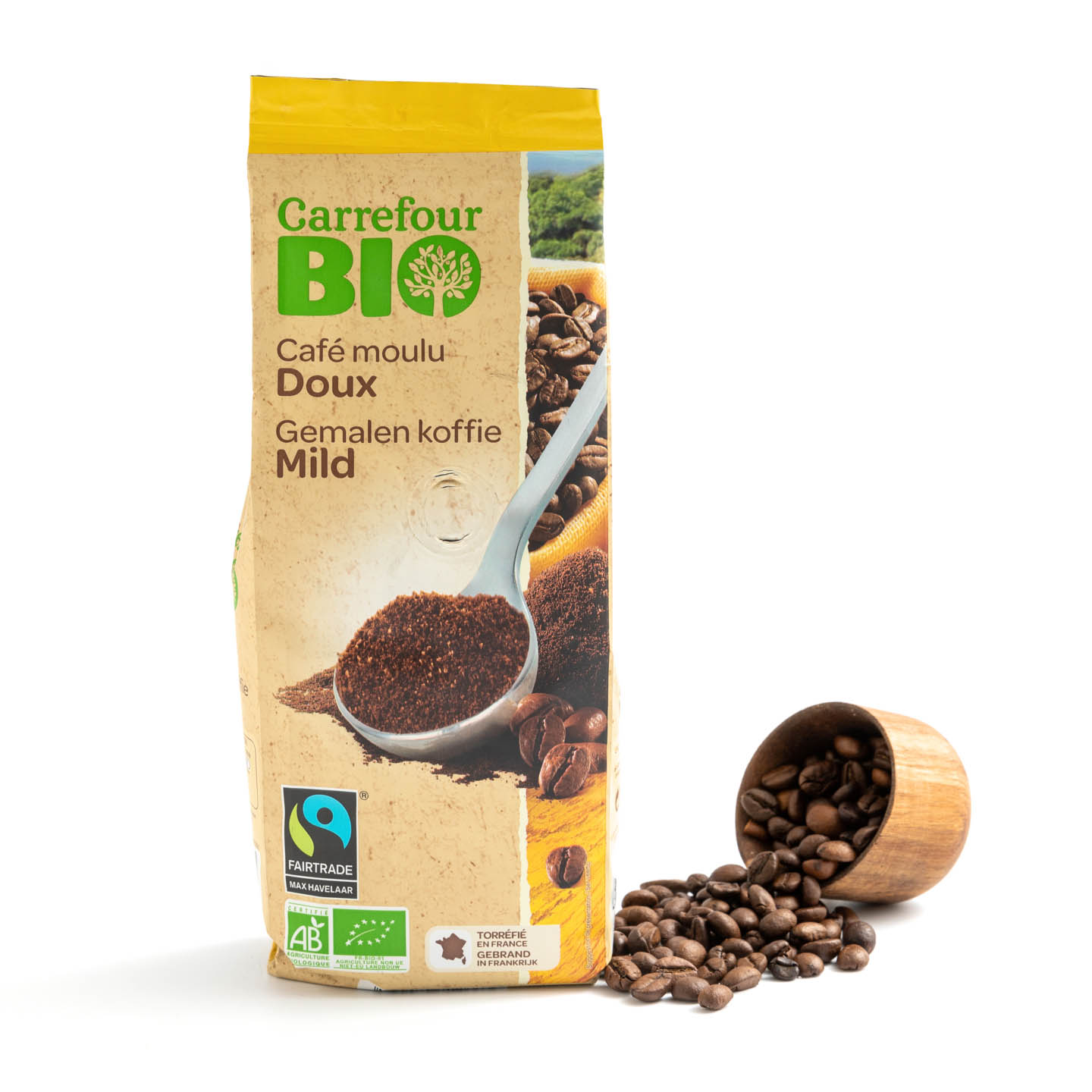 Cafea macinată Carrefour Bio 250g