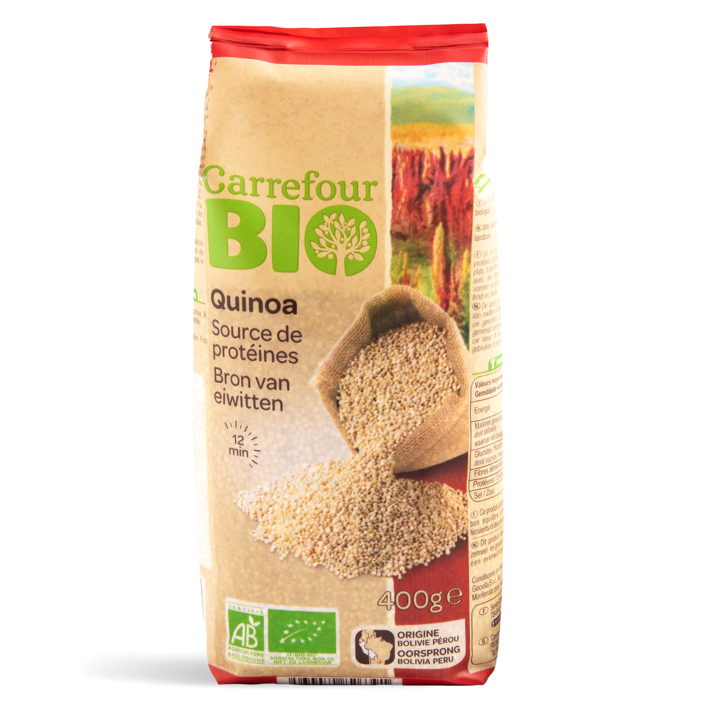 Quinoa albă Carrefour Bio 400g