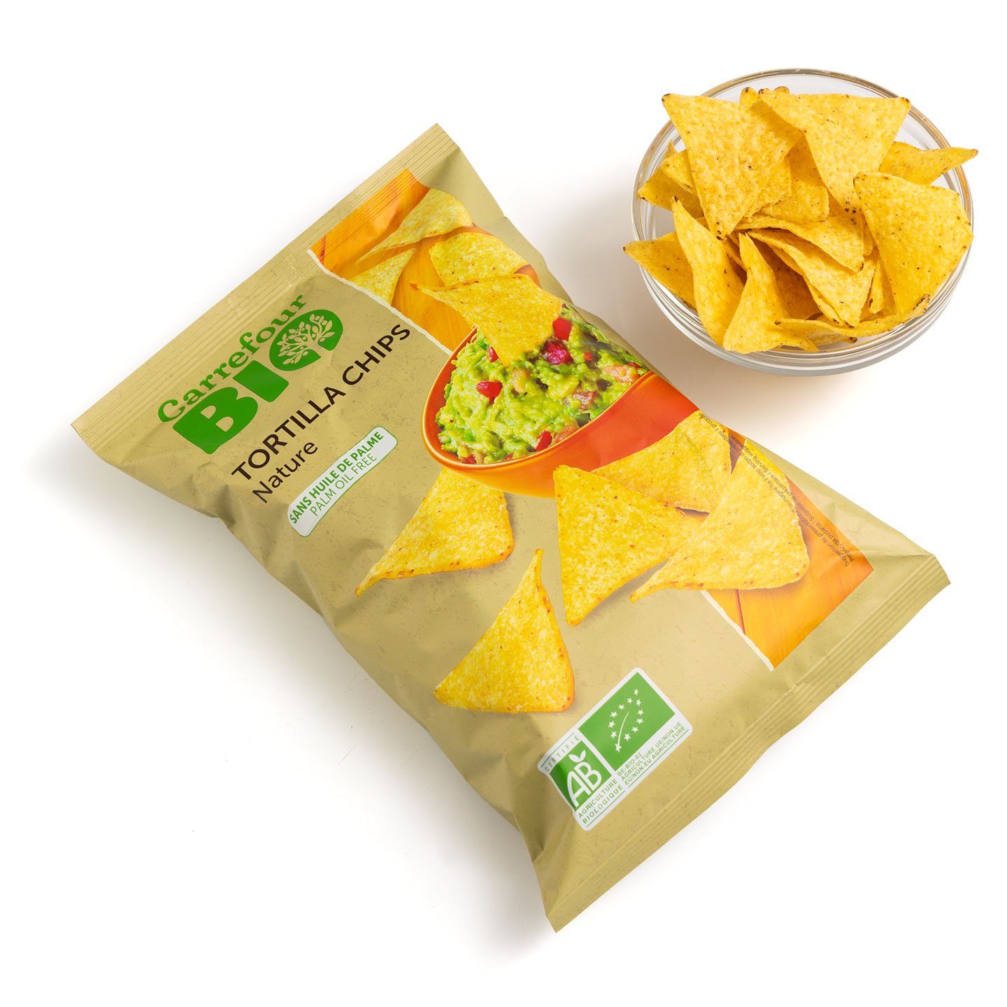 Tortilla chips natur Carrefour Bio 125g