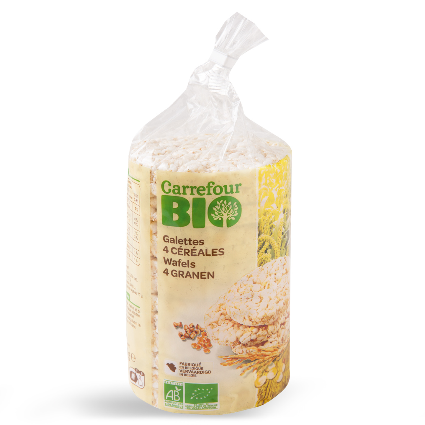 Rondele cu 4 cereale Carrefour Bio 100g
