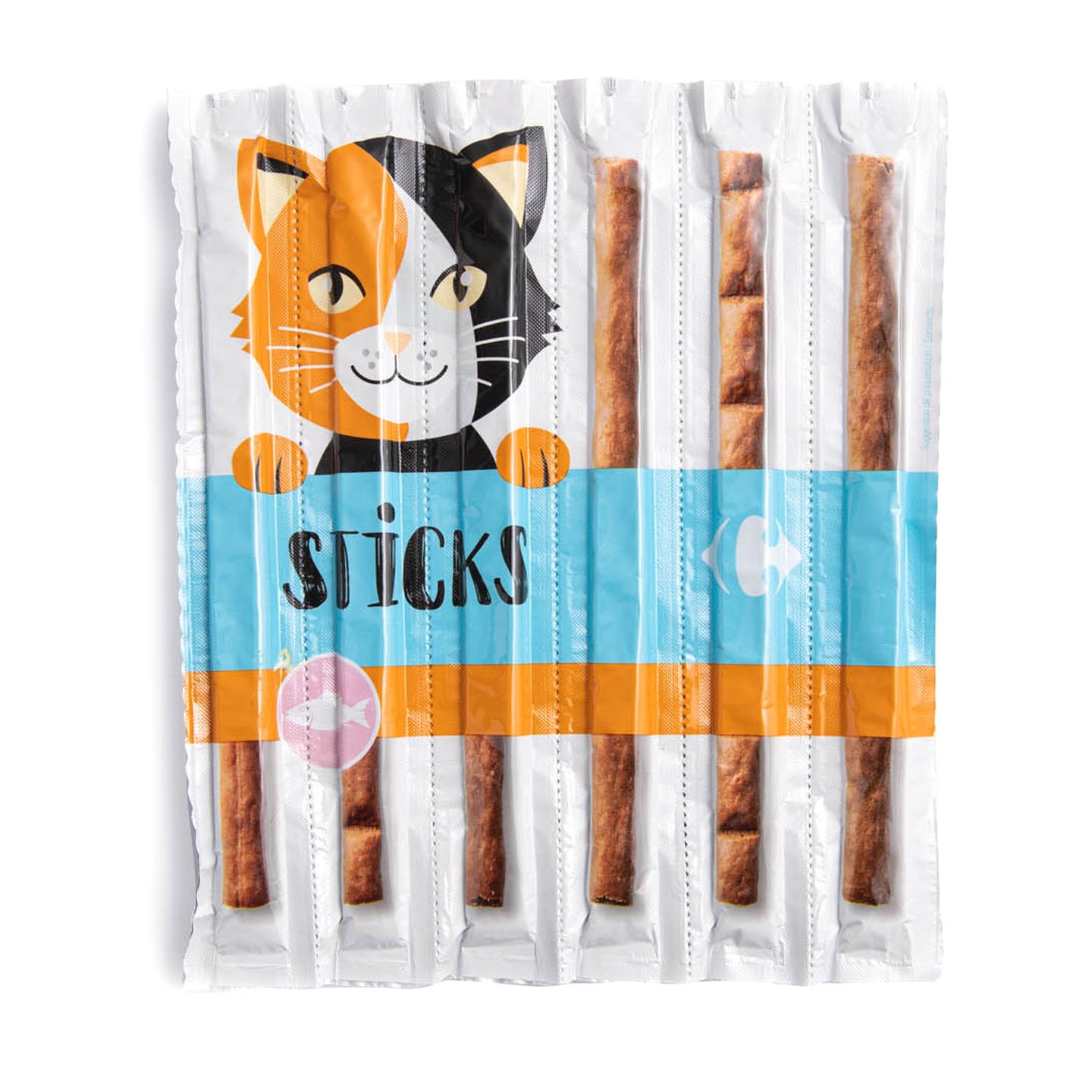 Sticksuri cu somon pentru pisici Carrefour 6x5g
