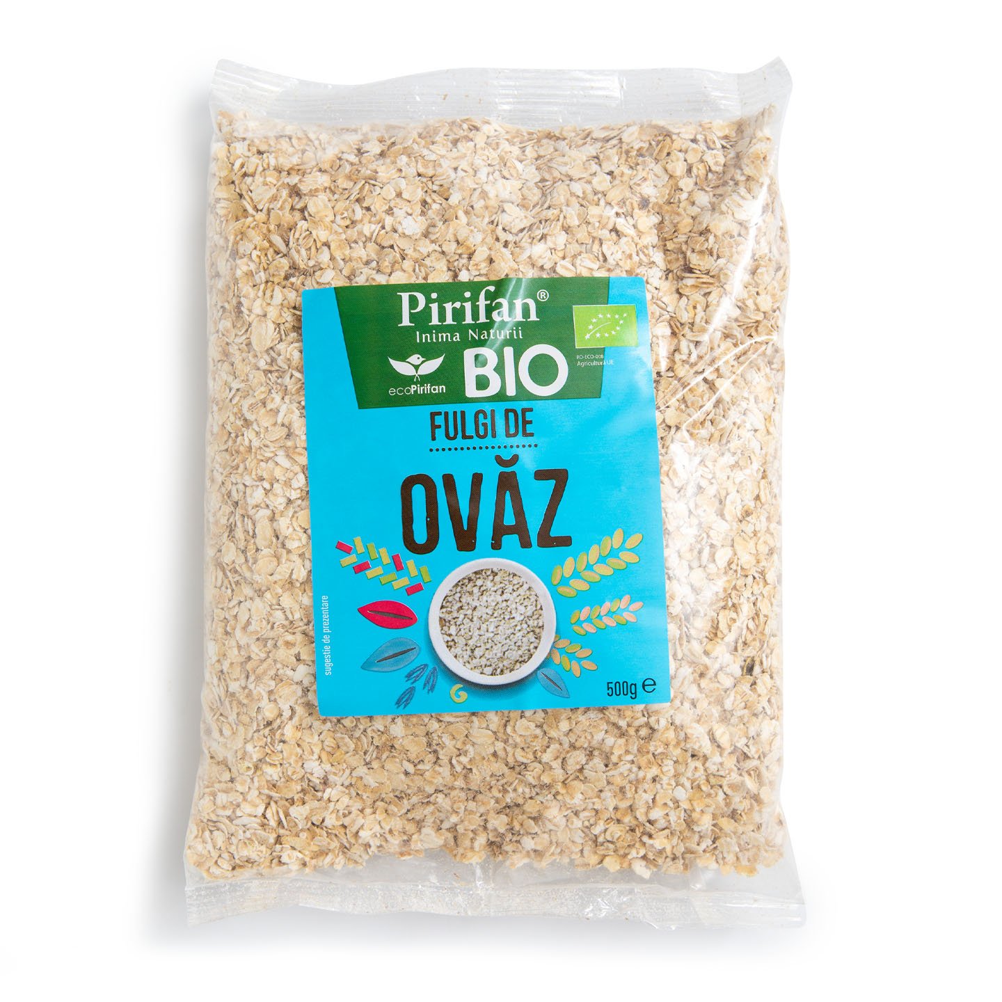 Fulgi de ovăz Bio Pirifan 500g