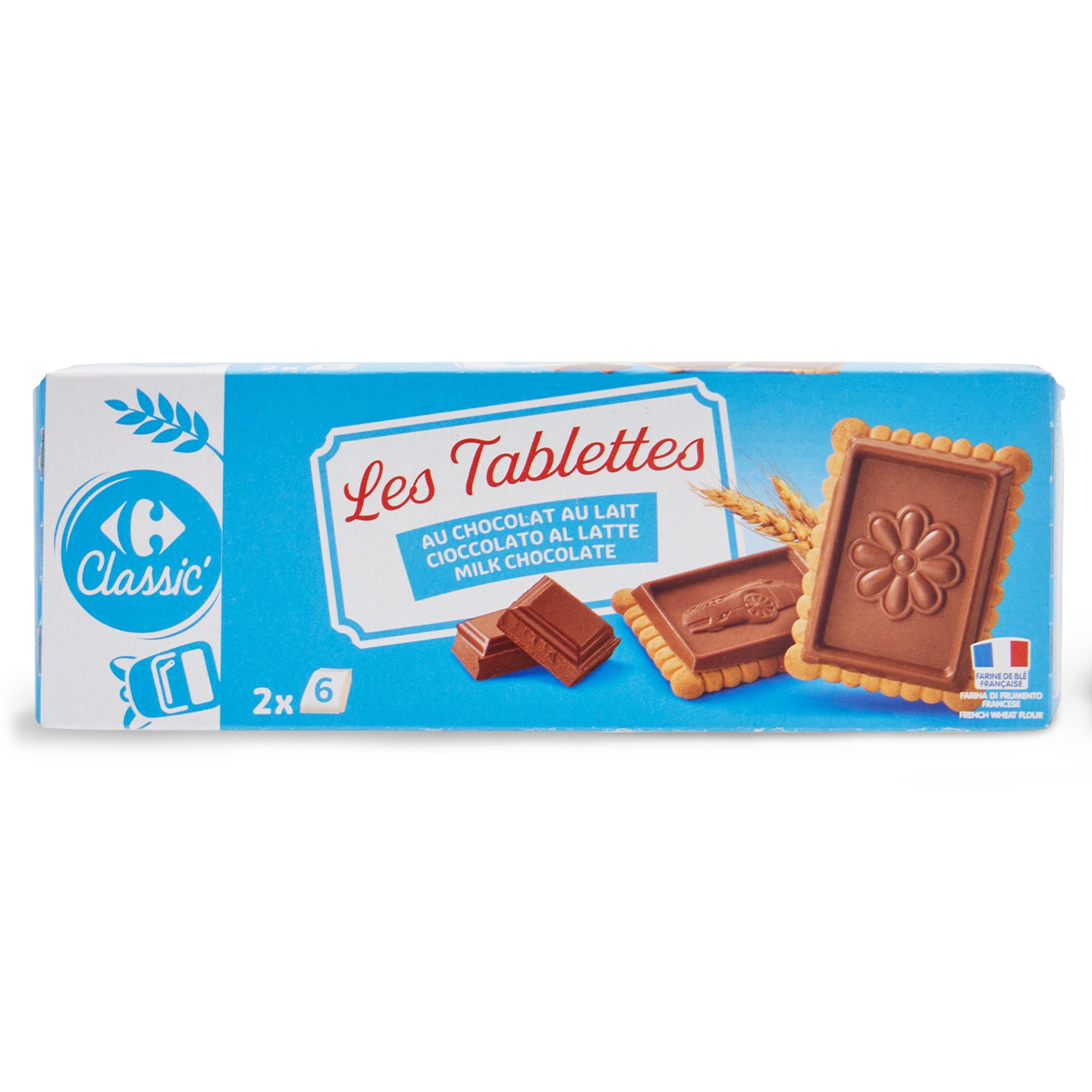 Biscuiți cu unt și ciocolată Carrefour 150g