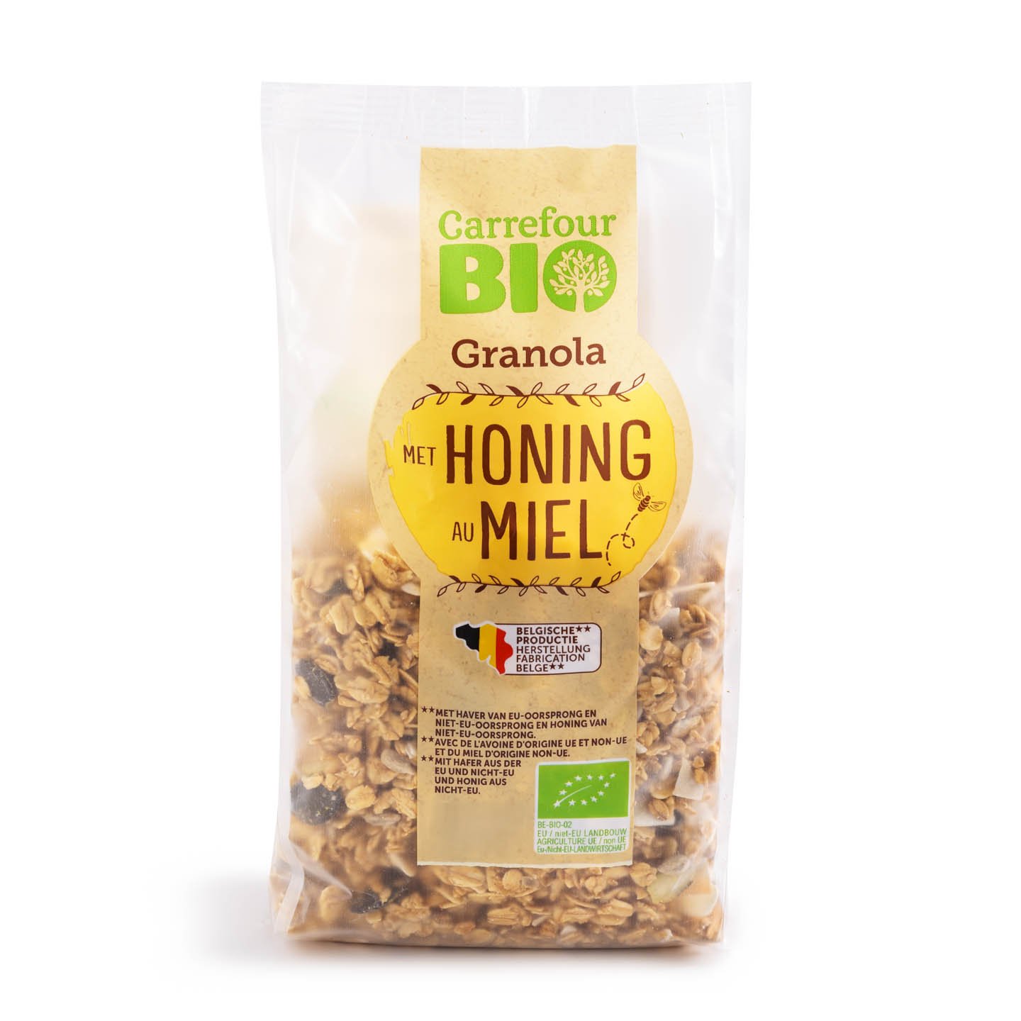 Granola cu miere Carrefour Bio 375g