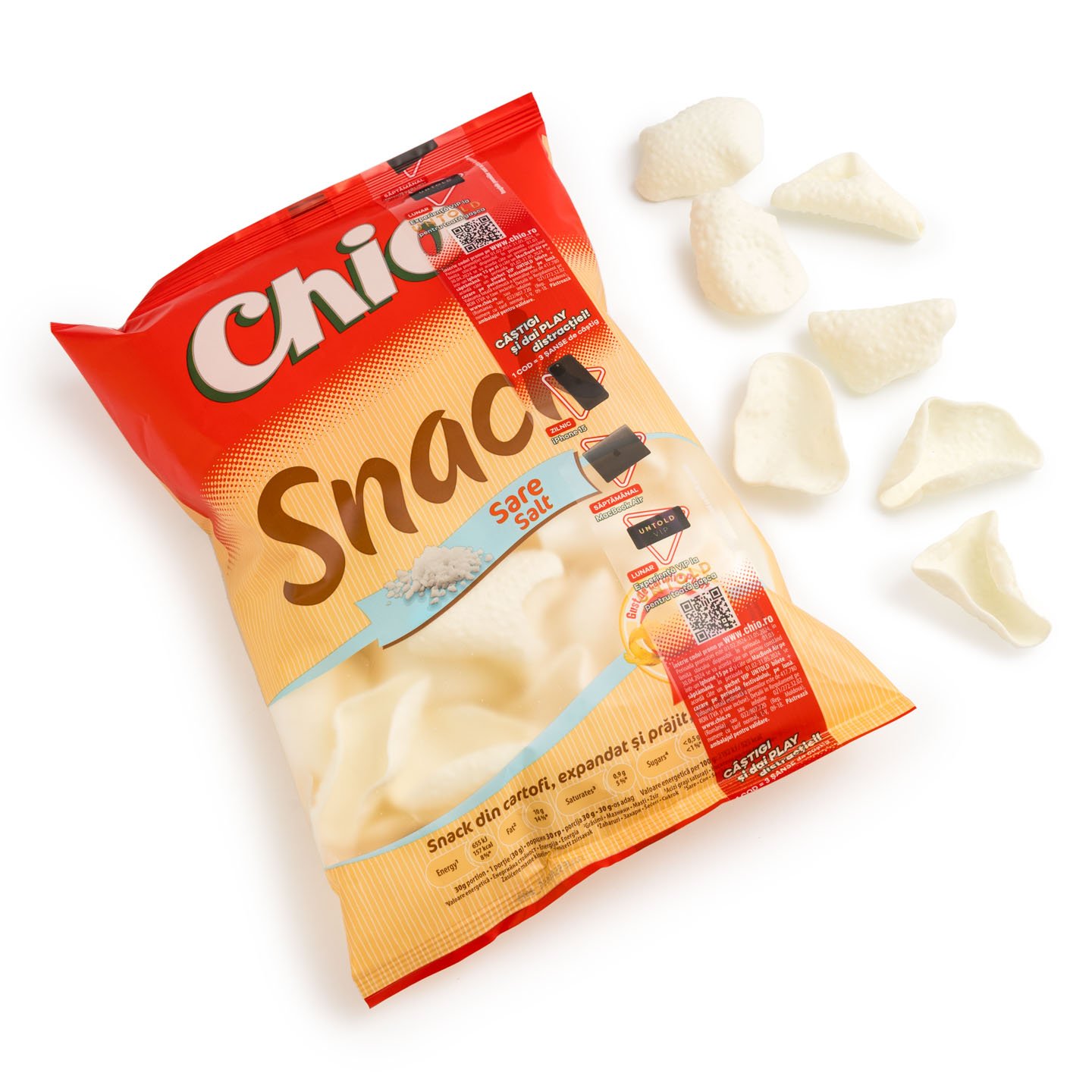 Snack cu sare / cașcaval Chio 65g