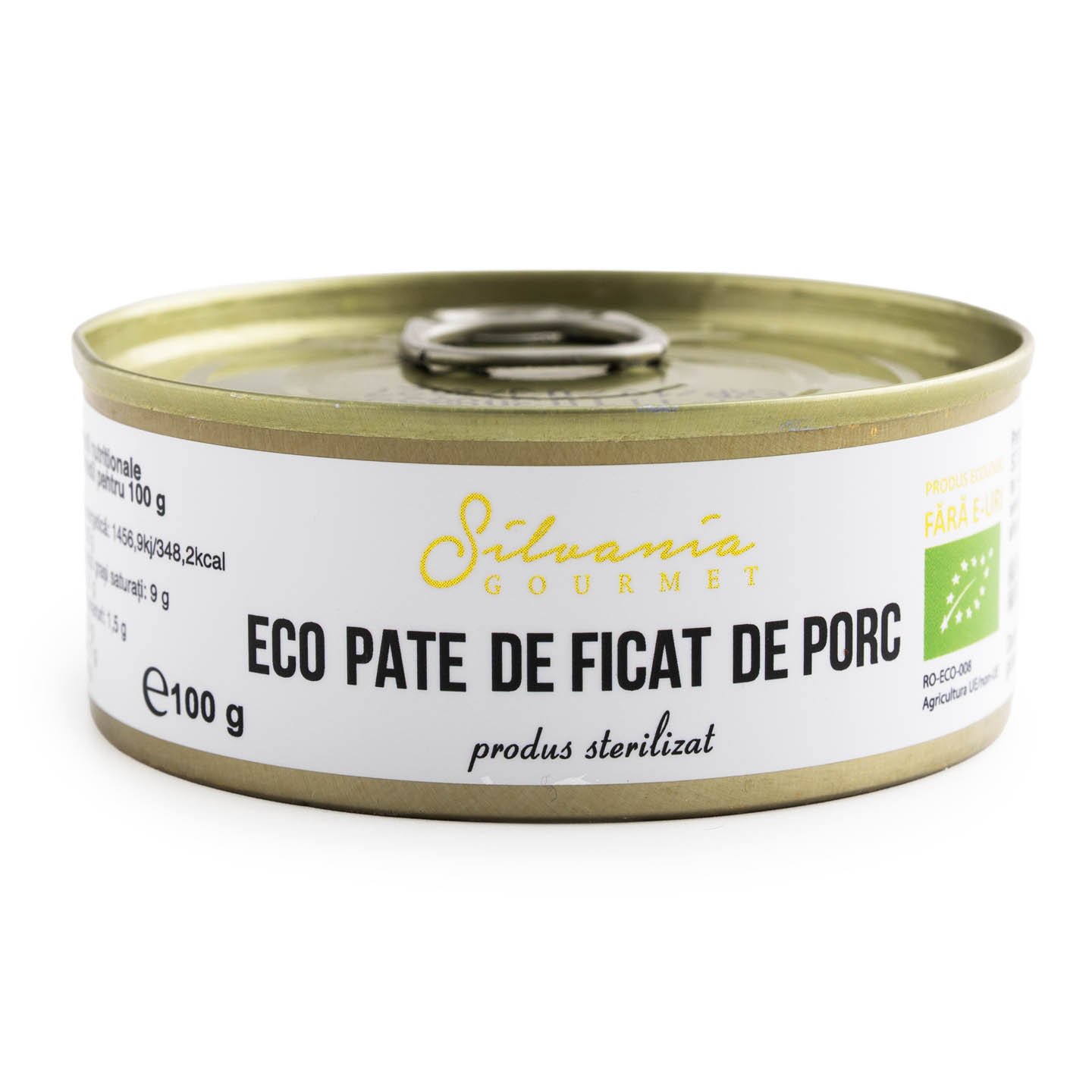Pate ecologic de ficat de porc Silvania Gourmet 100g
