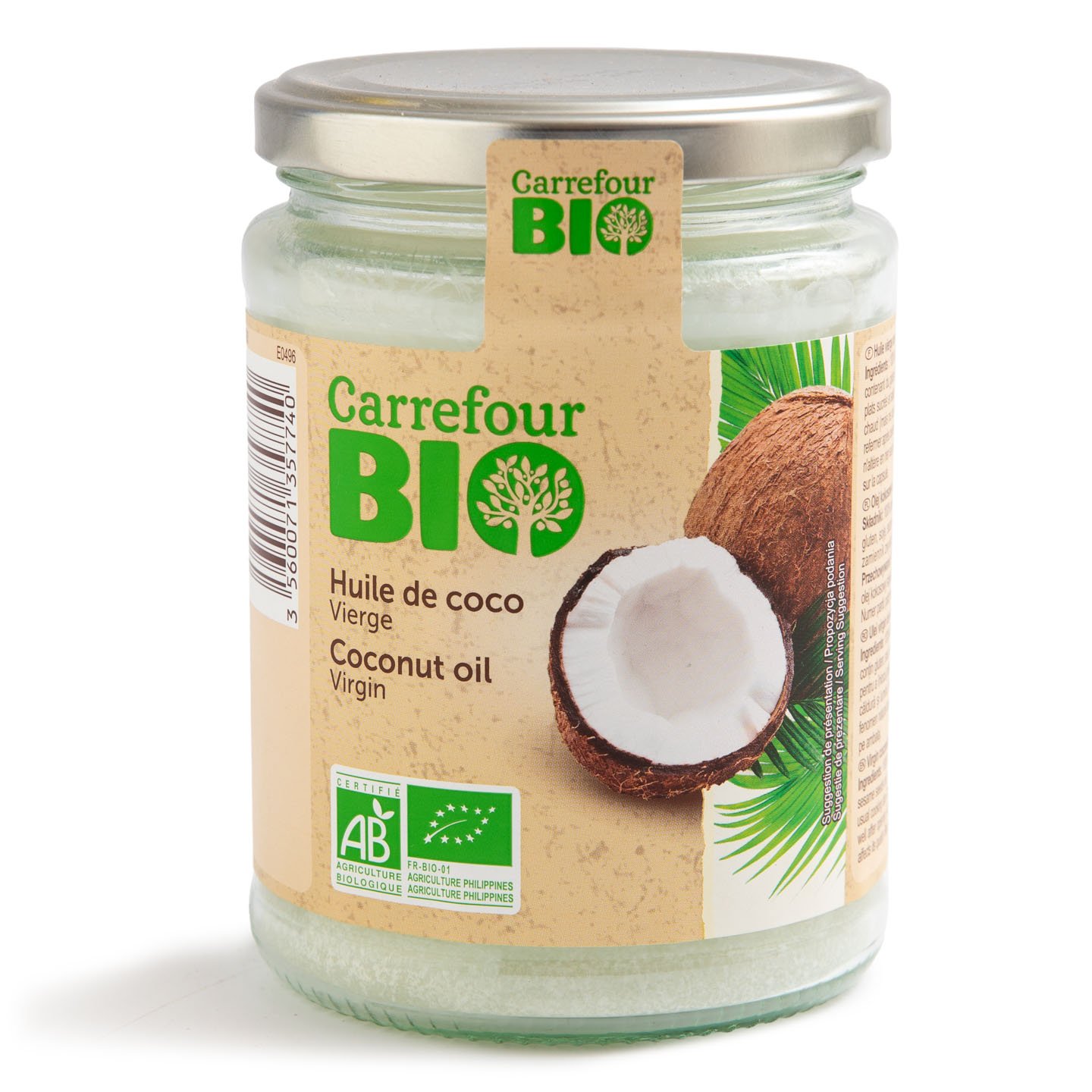 Ulei de cocos Carrefour Bio 460ml