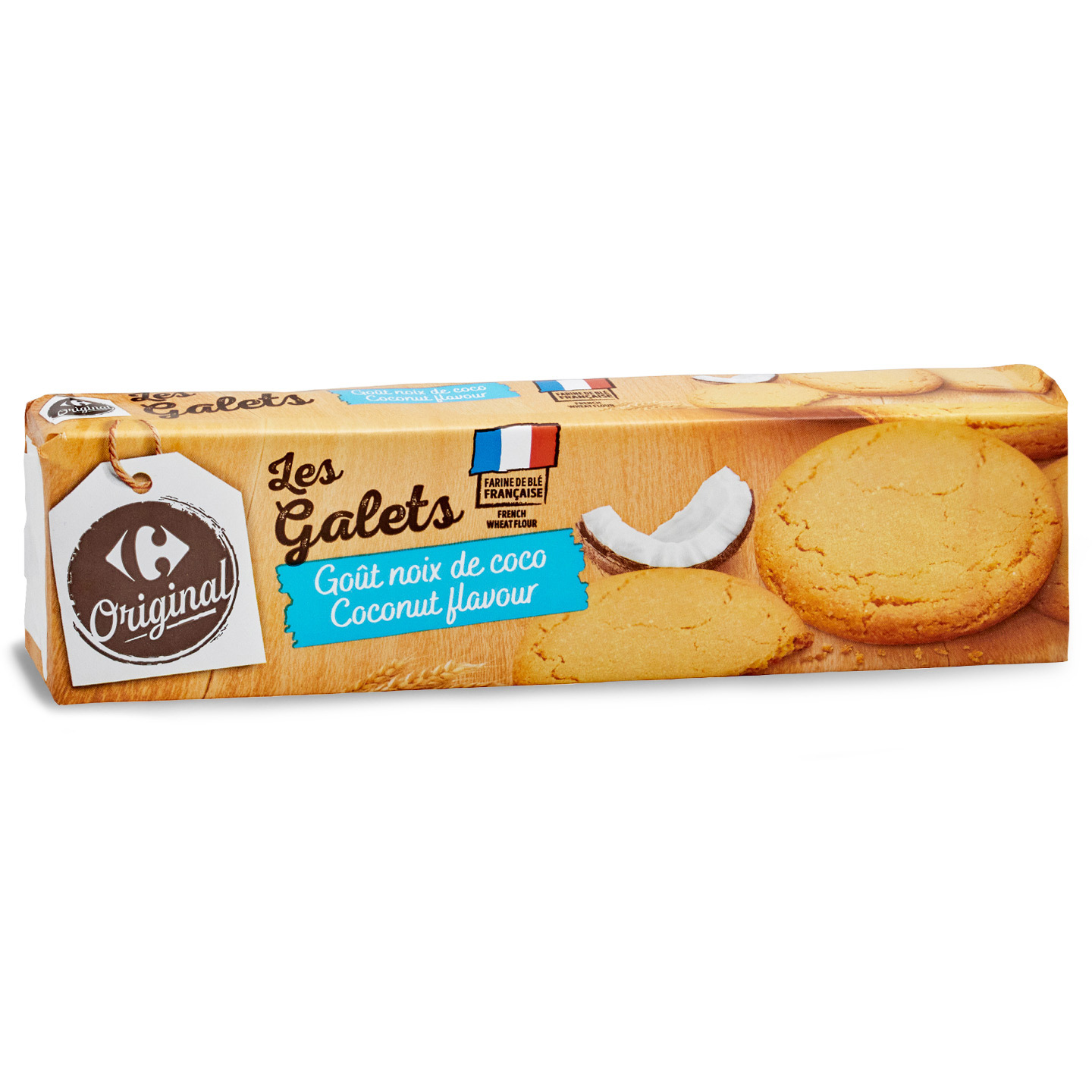 Biscuiți cu nucă de cocos Carrefour 125g