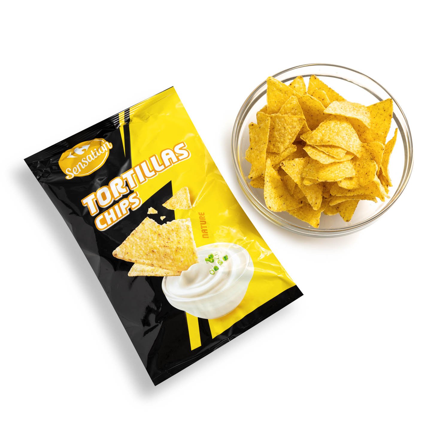 Tortilla chips natur Carrefour Sensation 150g