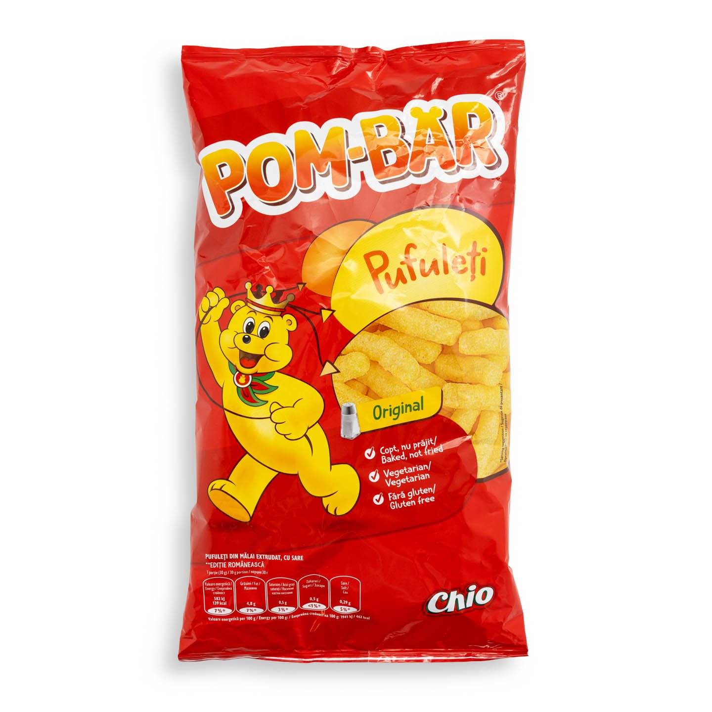 Pufuleți cu sare / cașcaval Pombar 75g